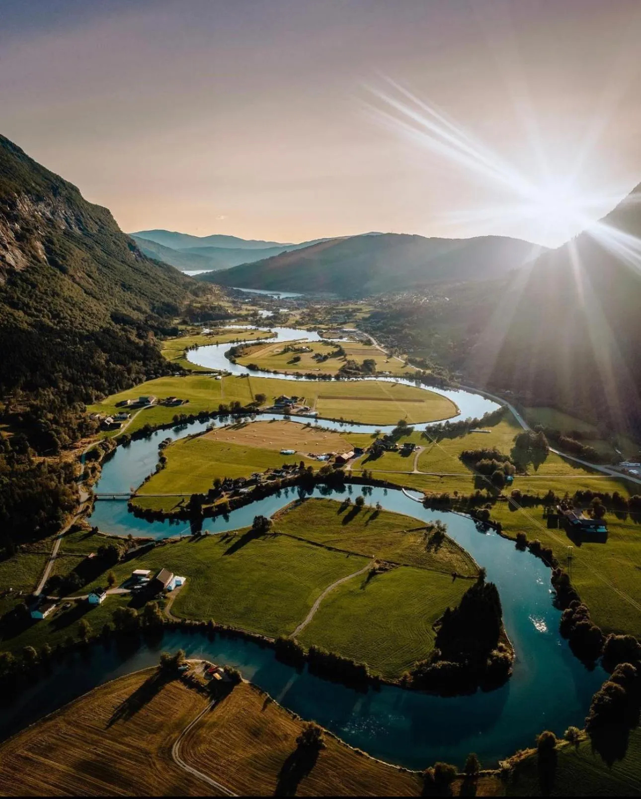 Natural landscape in Stryn House Hotel