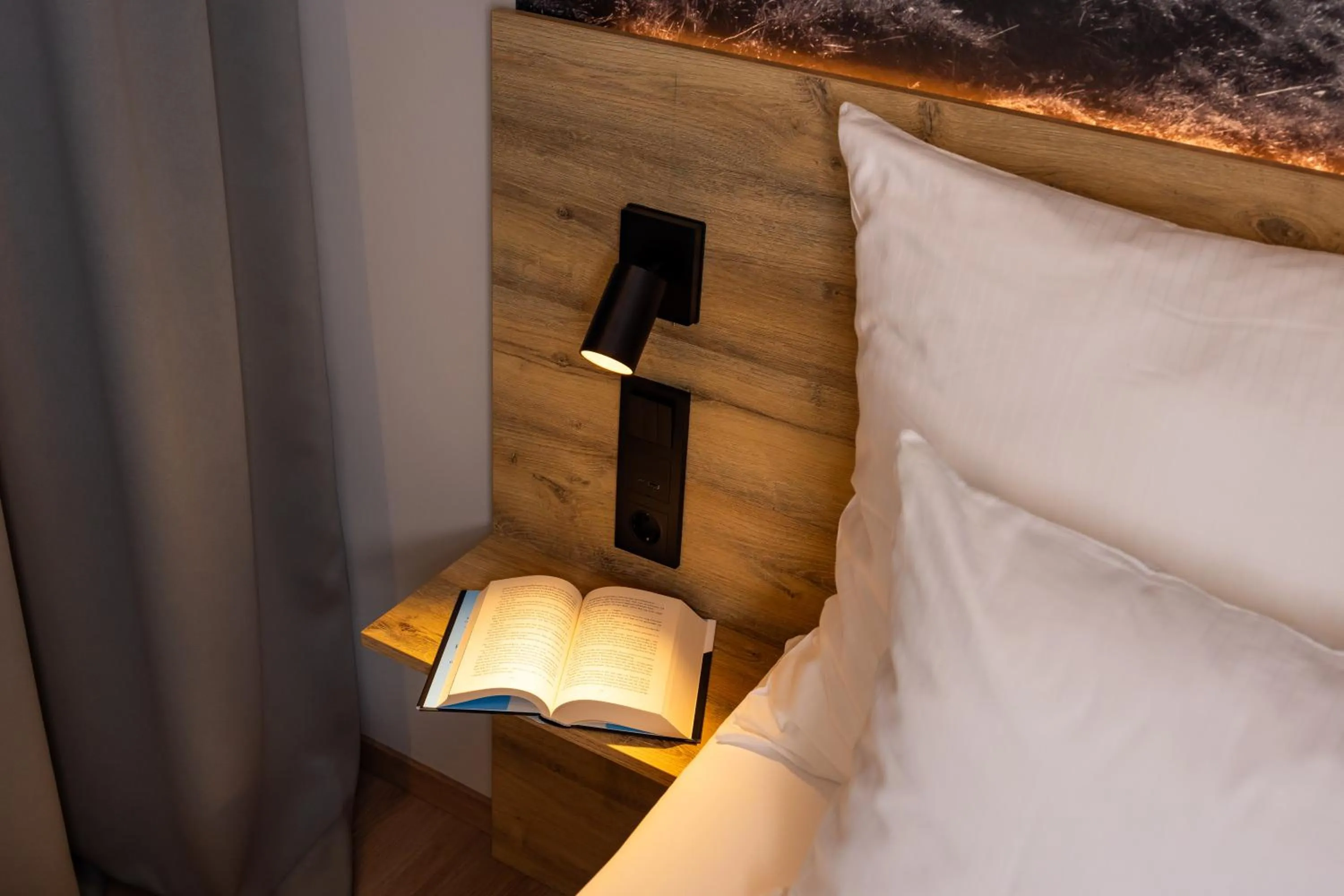 Bed in Stryn House Hotel