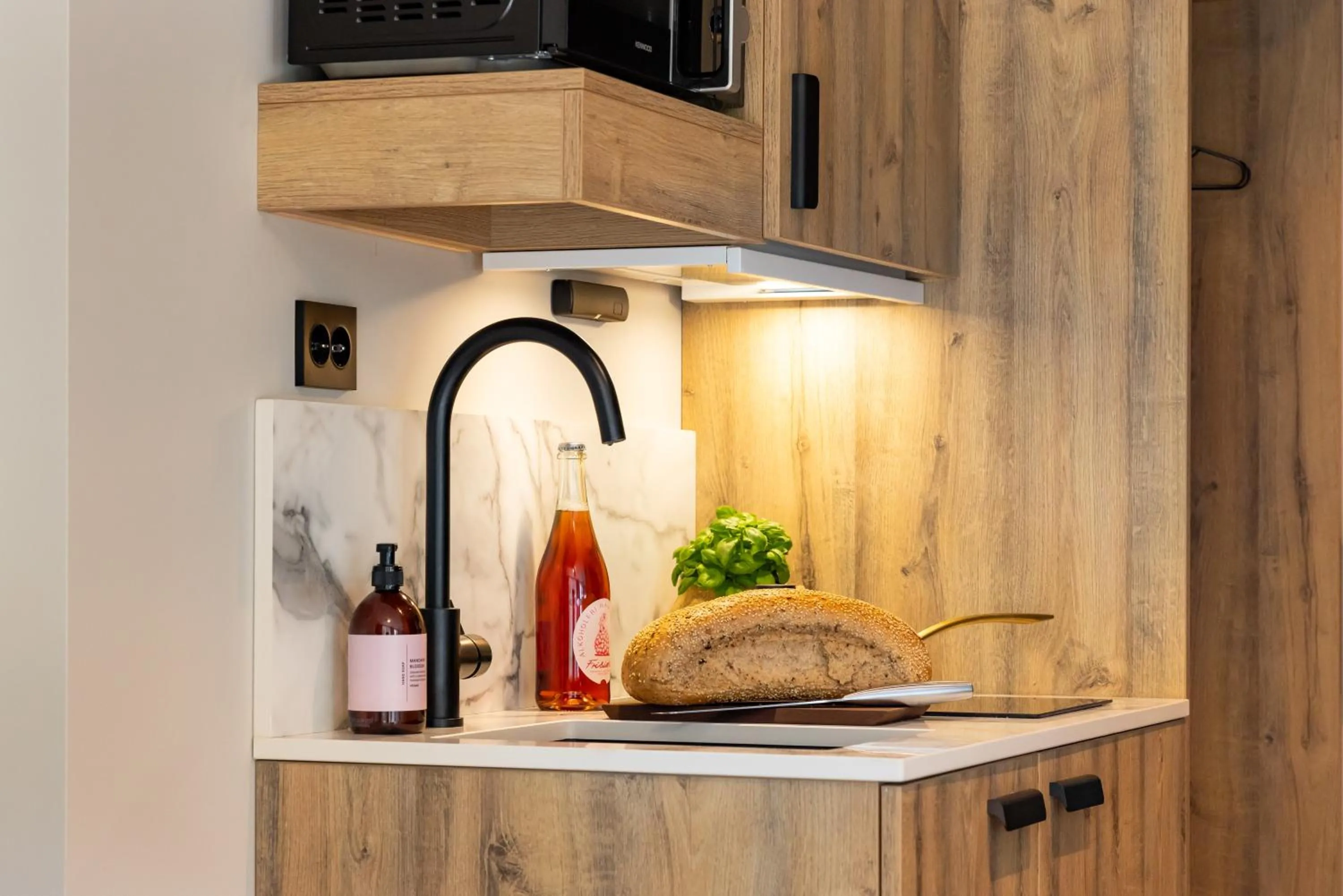 Kitchen or kitchenette in Stryn House Hotel