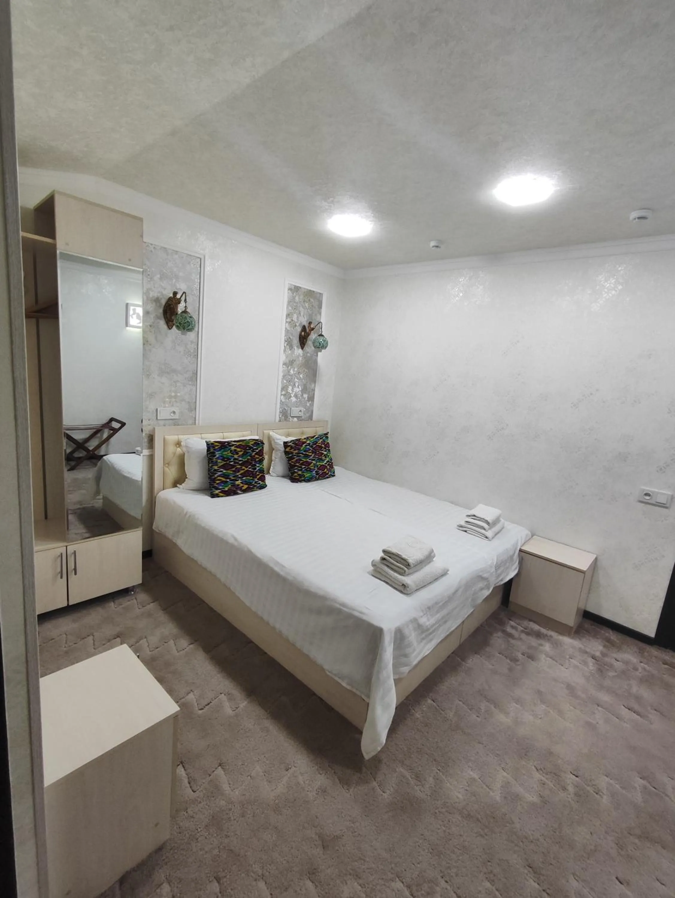 Bed in Hotel Suzani Samarkand