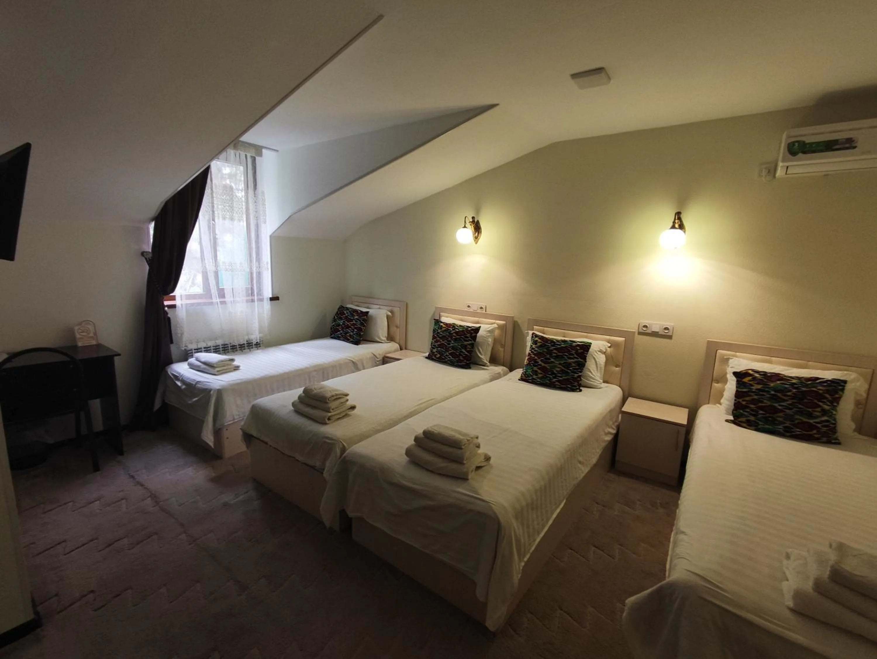 Bed in Hotel Suzani Samarkand