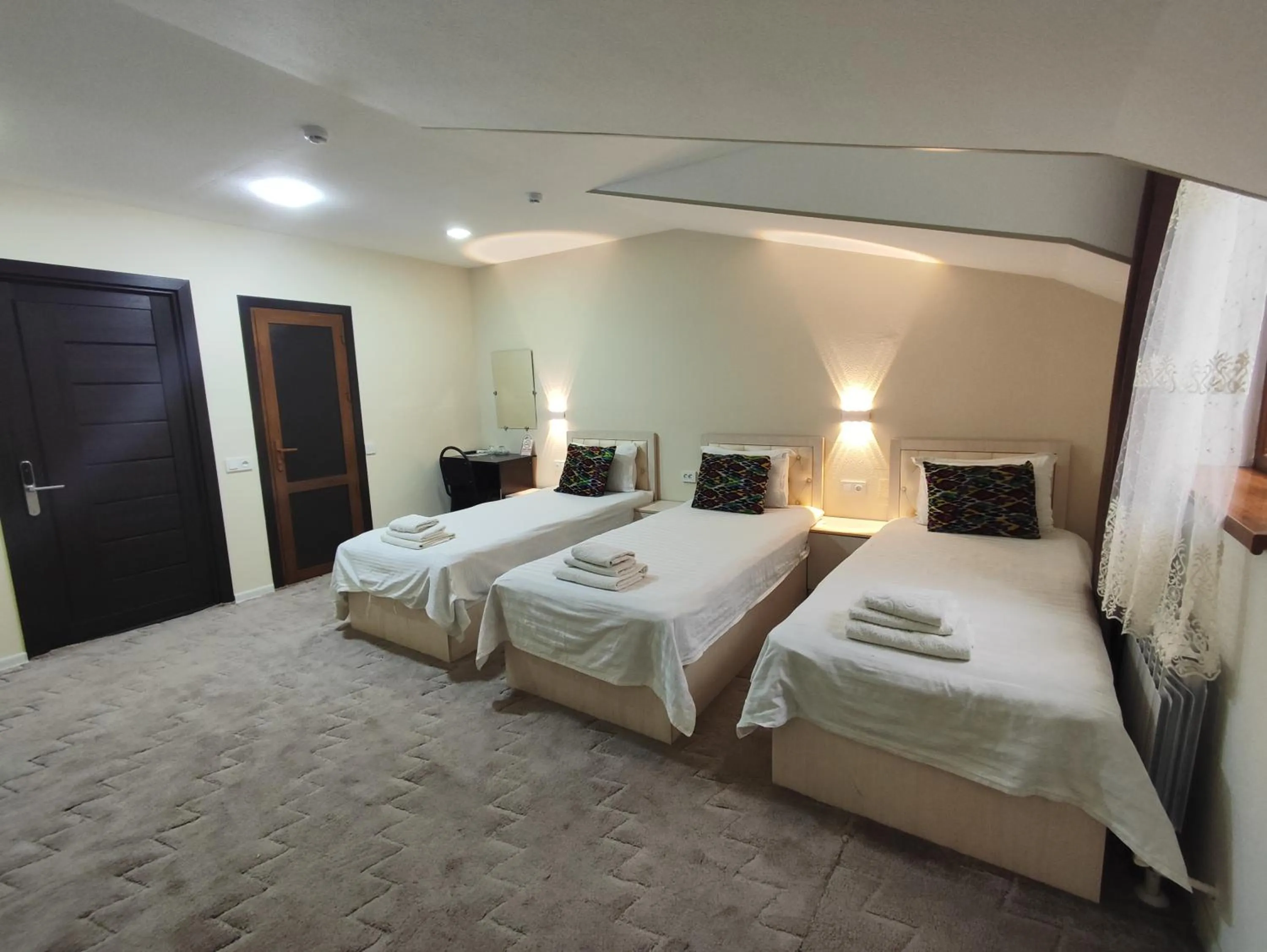 Bed in Hotel Suzani Samarkand