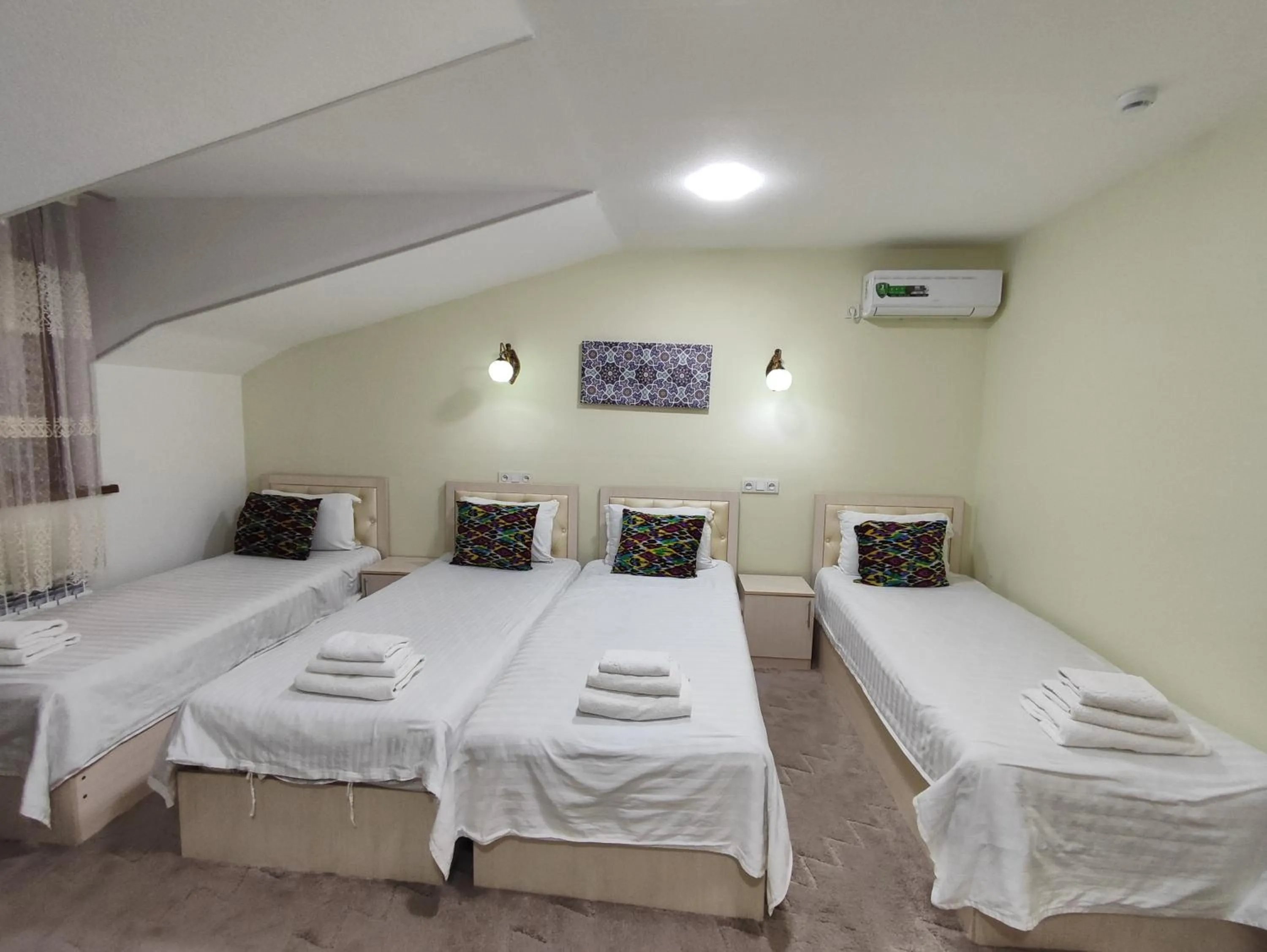 Bed in Hotel Suzani Samarkand