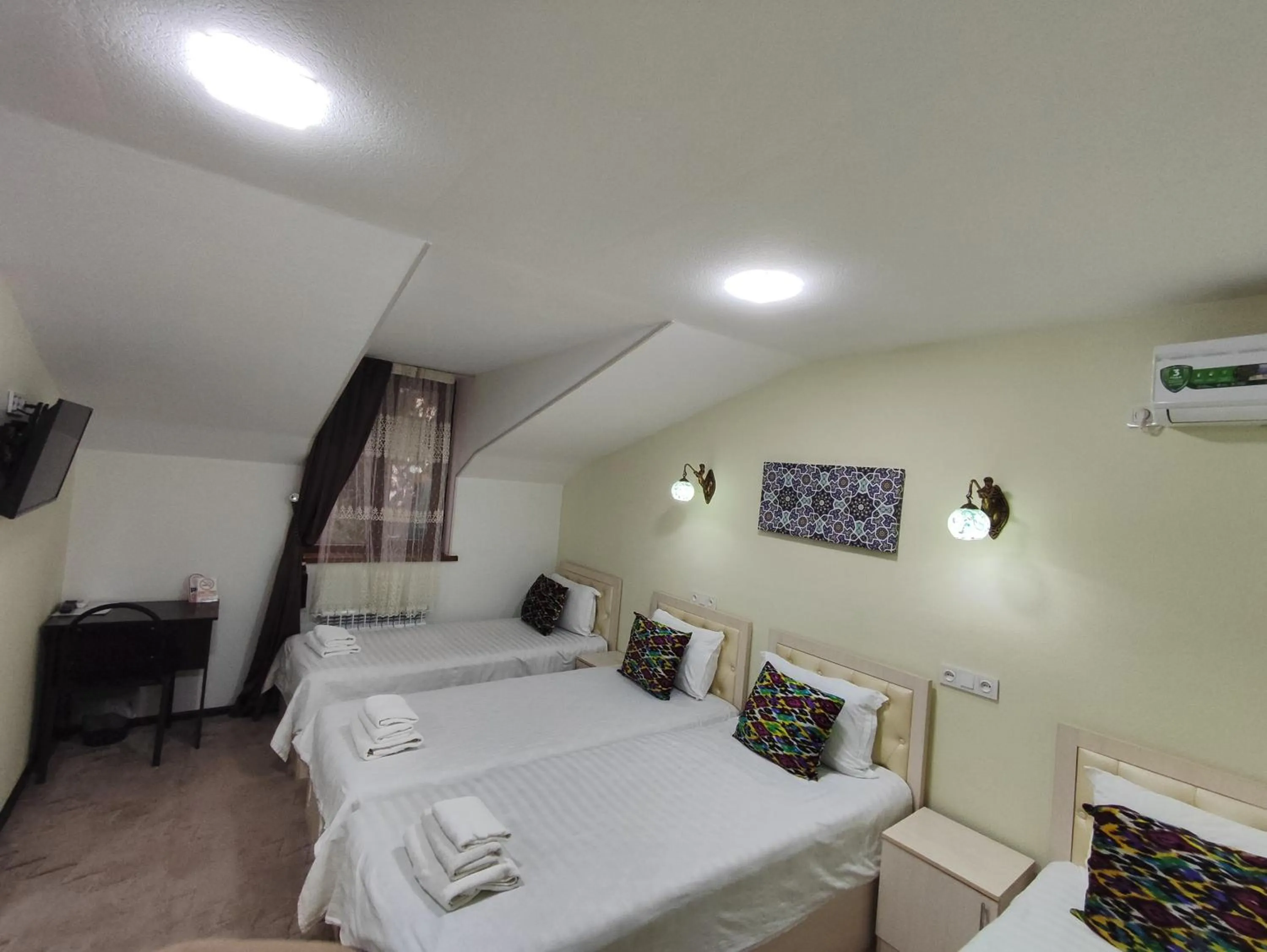 Bed in Hotel Suzani Samarkand