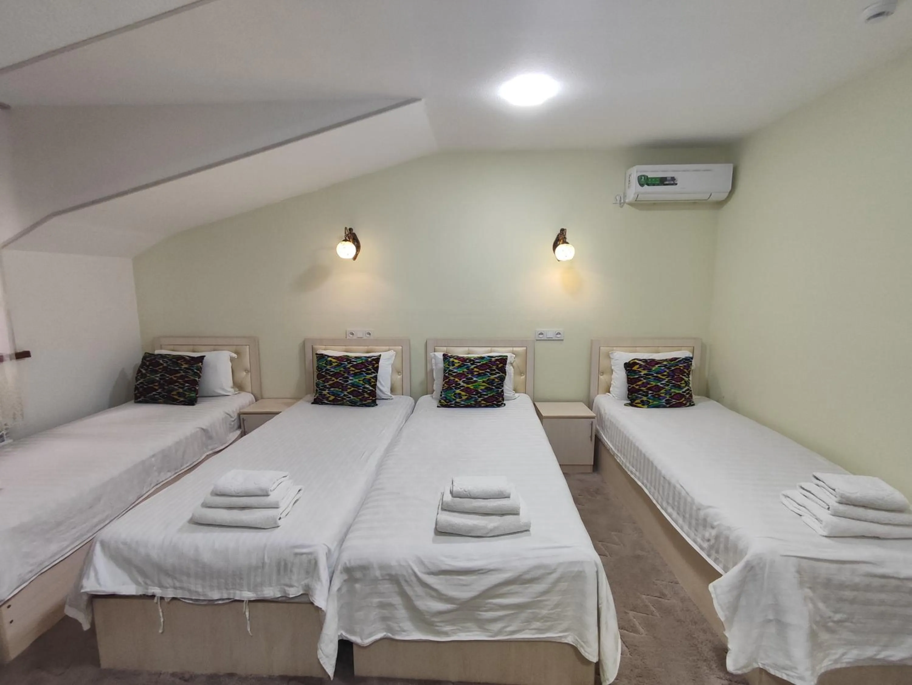 Bed in Hotel Suzani Samarkand