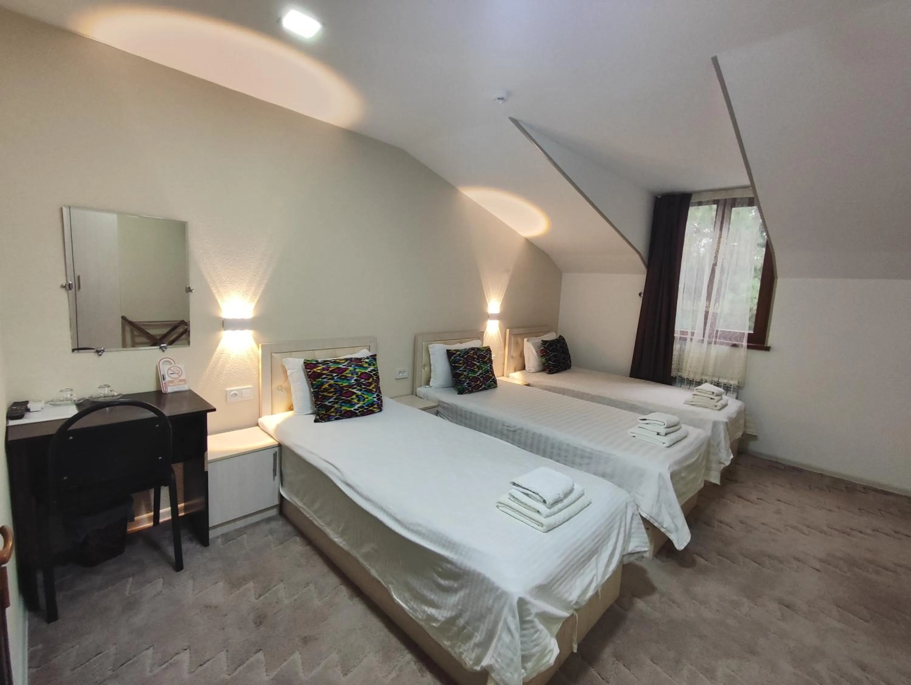 Bed in Hotel Suzani Samarkand