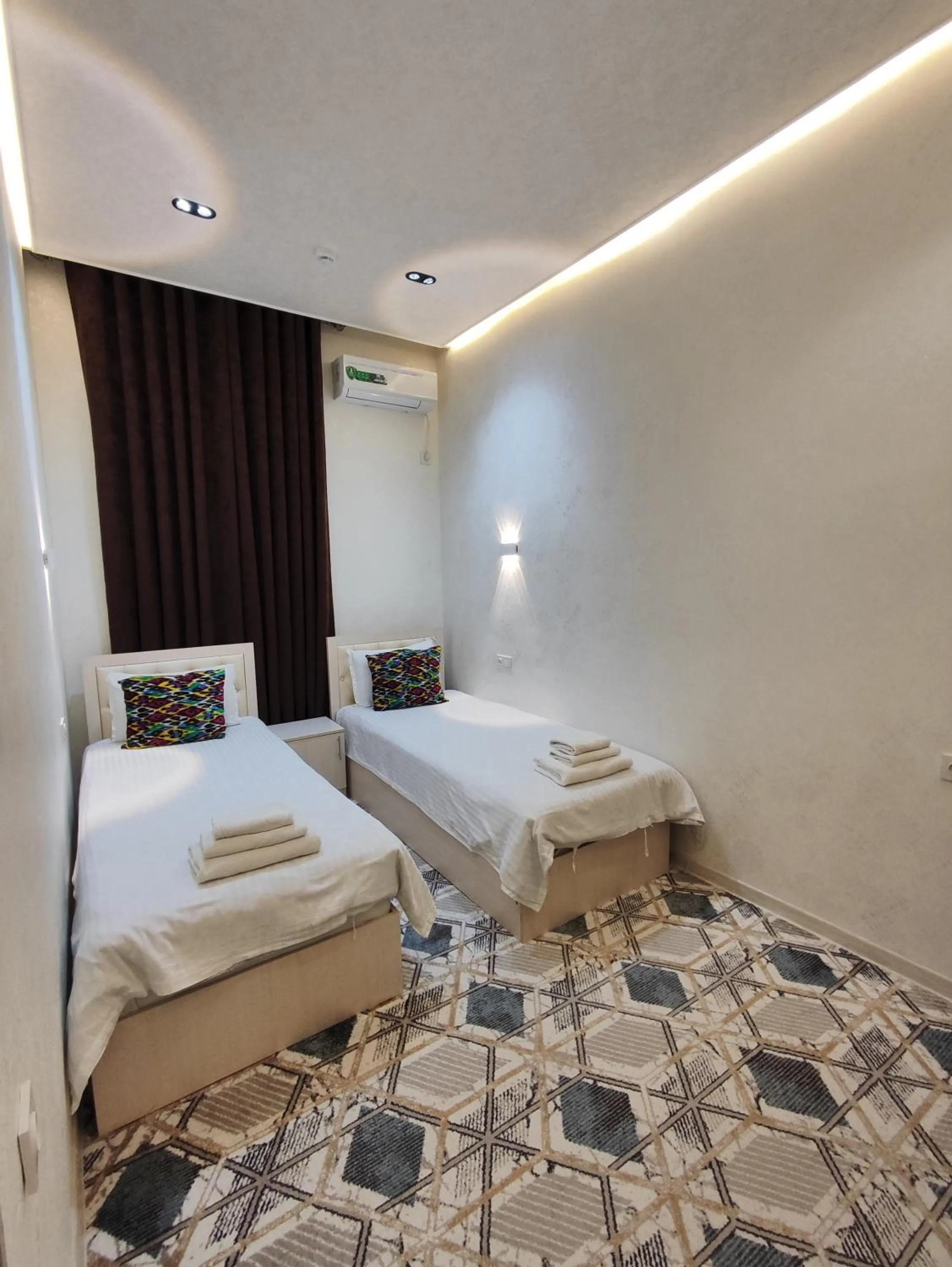 Bed in Hotel Suzani Samarkand