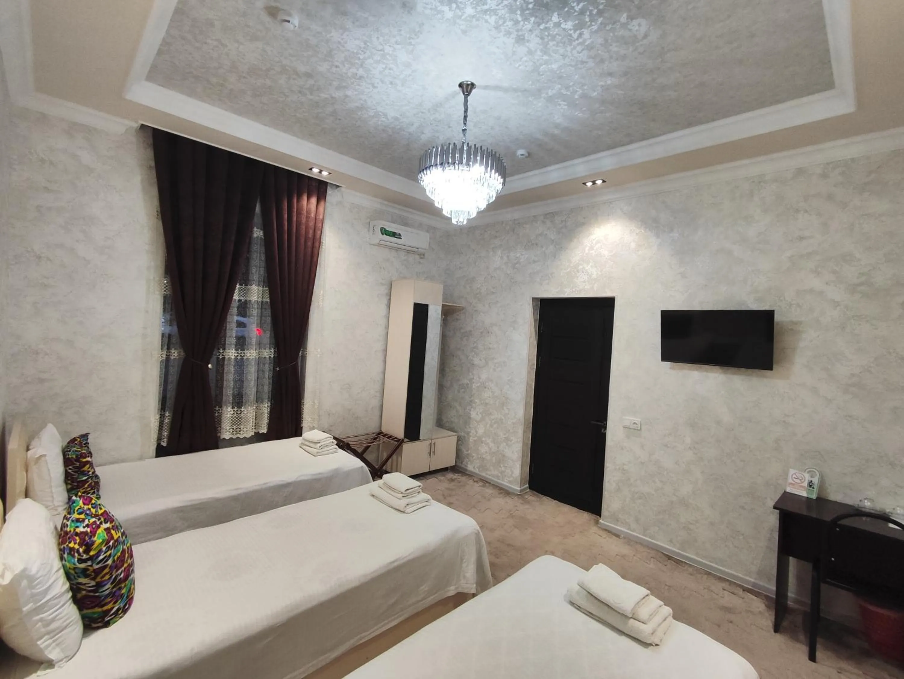 Bed in Hotel Suzani Samarkand