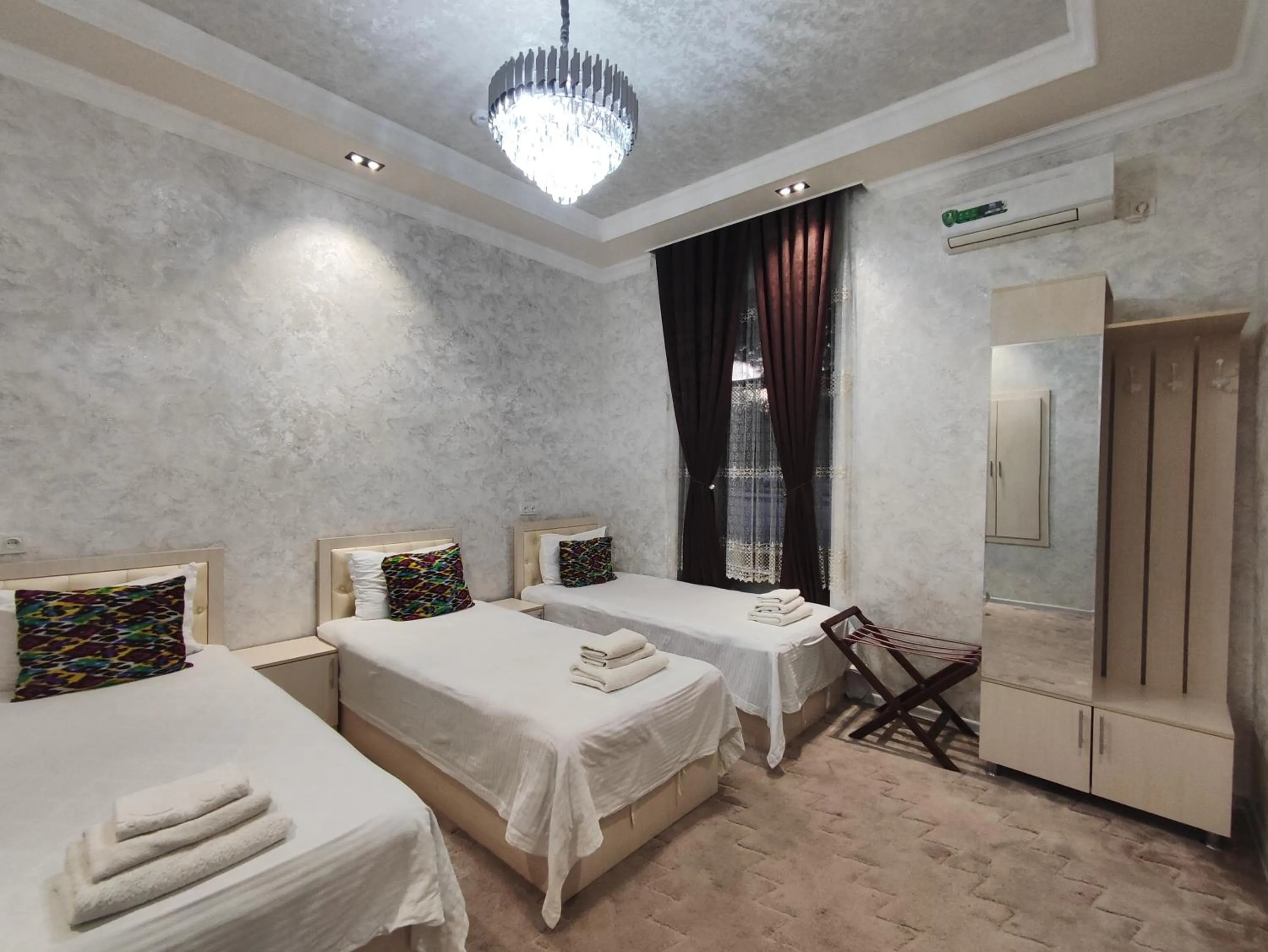 Bed in Hotel Suzani Samarkand