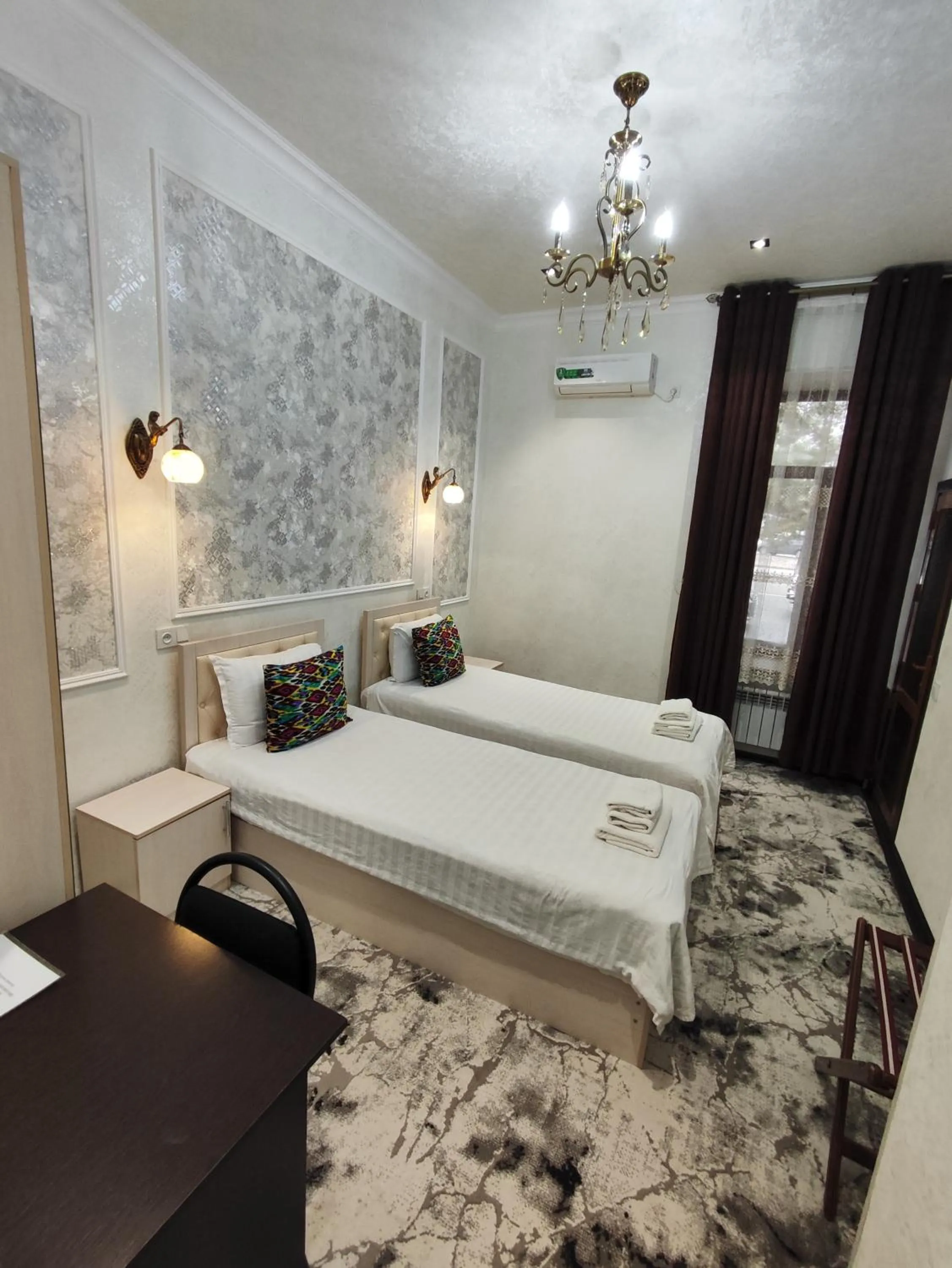 Bed in Hotel Suzani Samarkand