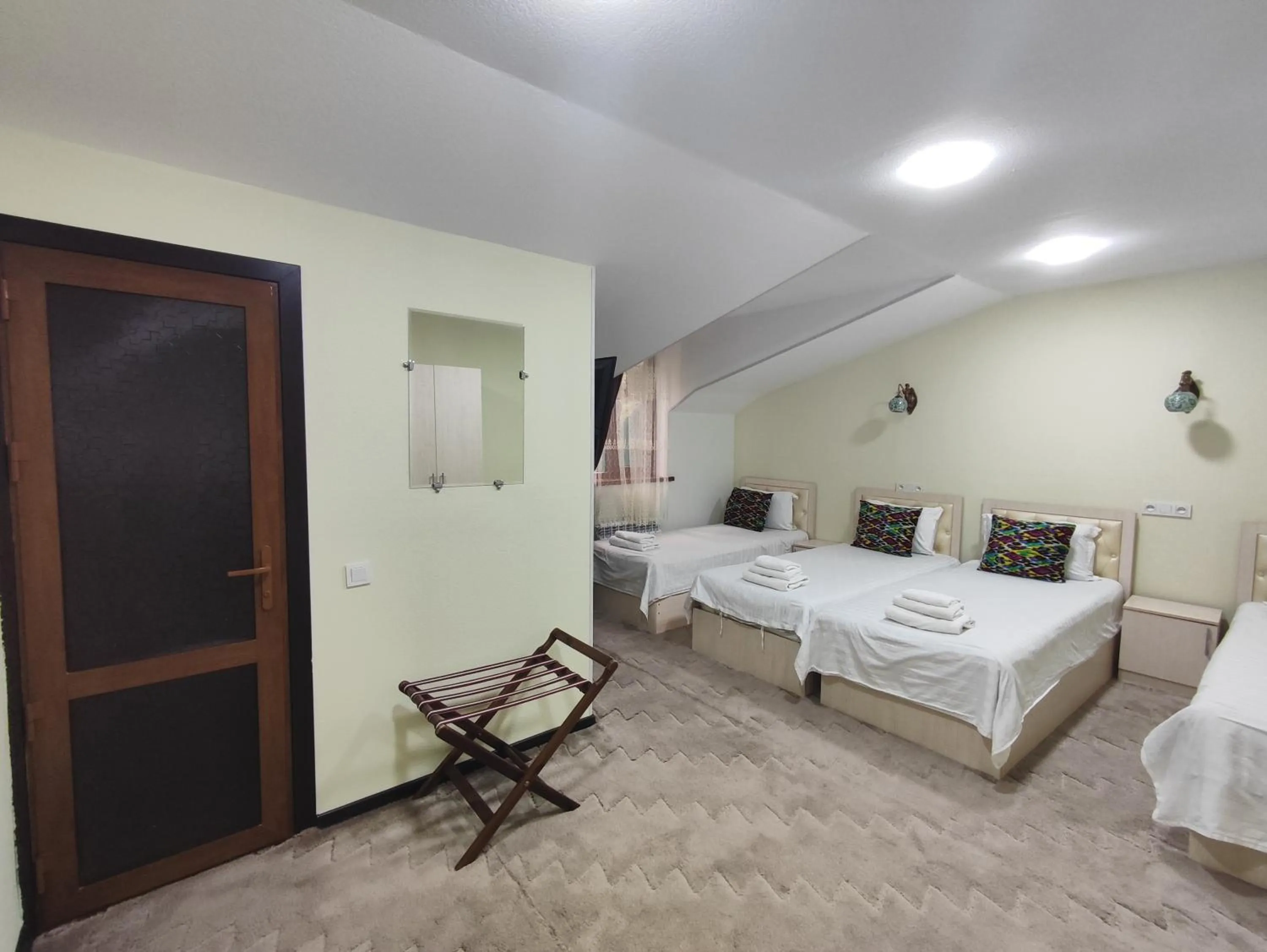 Bed in Hotel Suzani Samarkand