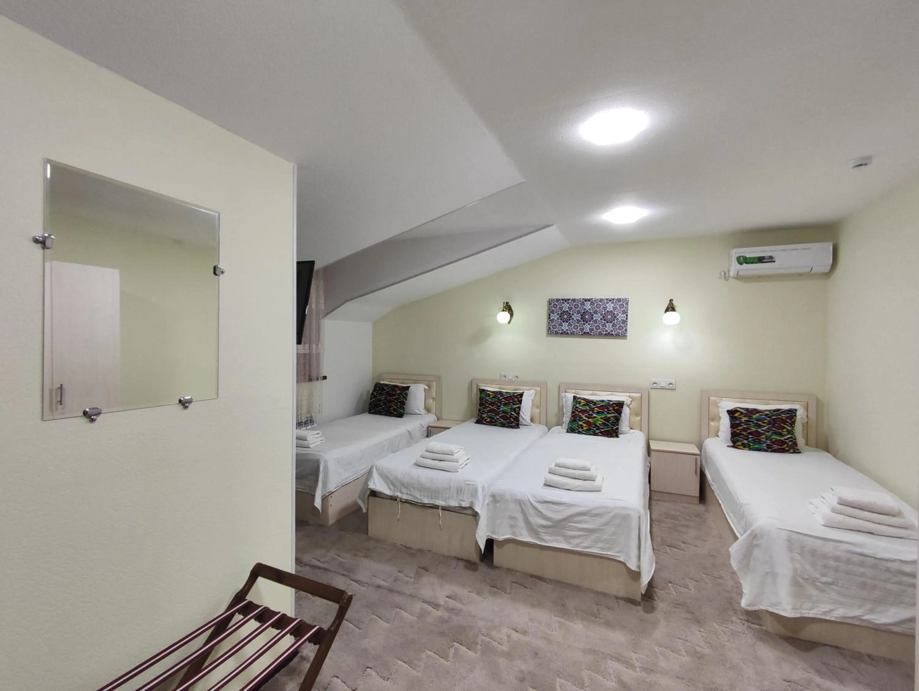 Bed in Hotel Suzani Samarkand