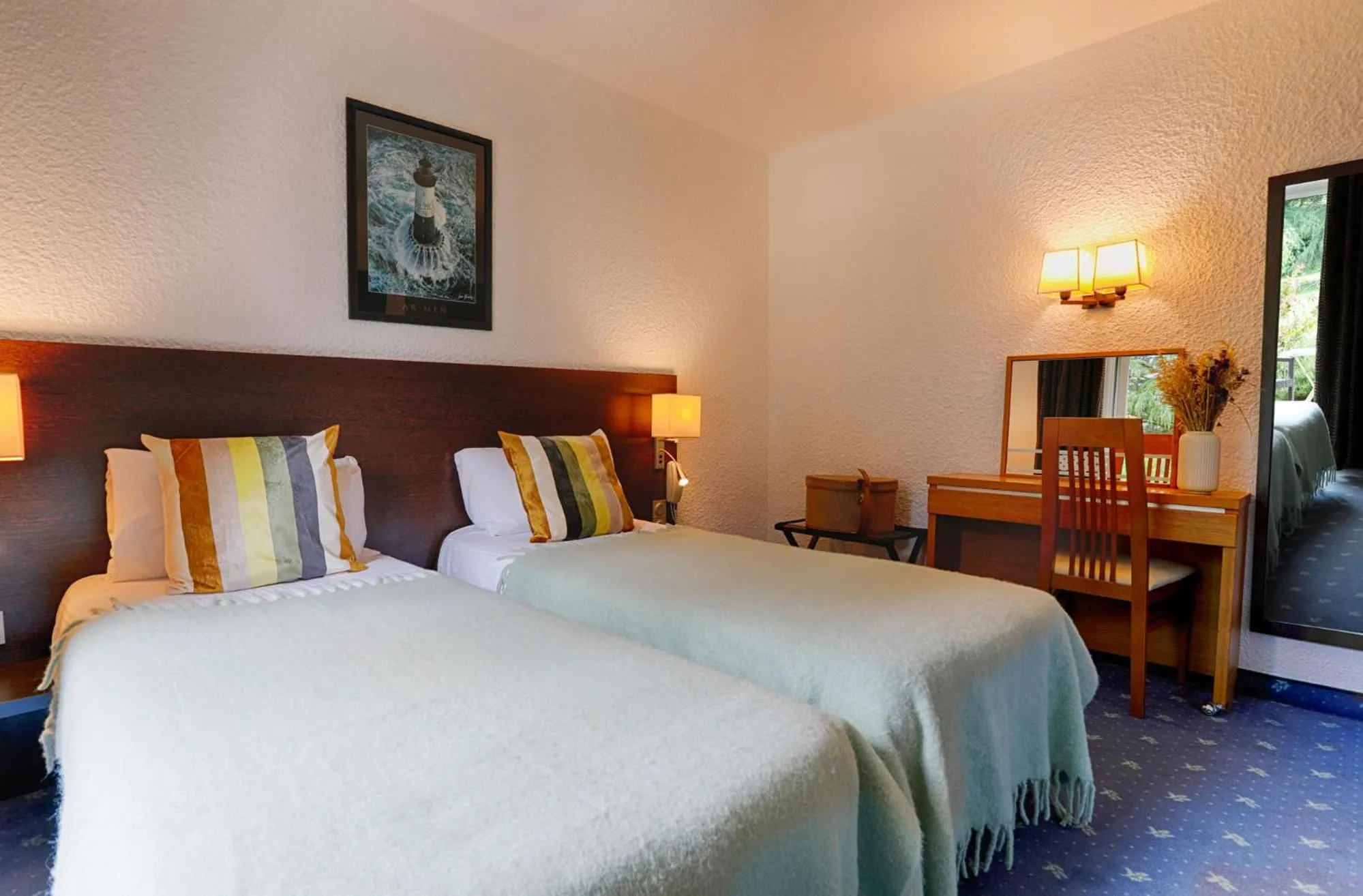 Photo of the whole room, Bed in Hotel Le Branhoc - Brit Hotel Auray