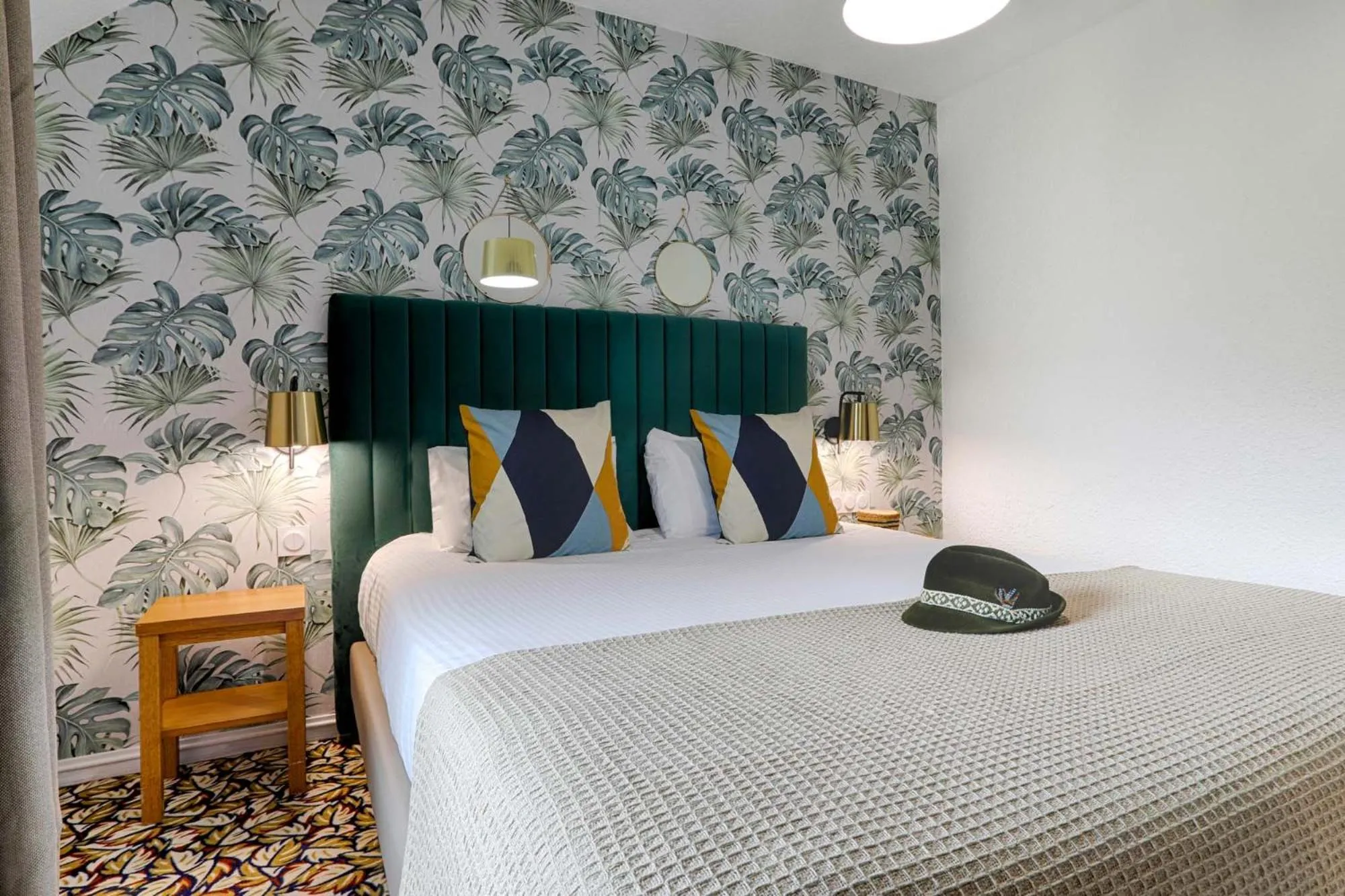 Bedroom, Bed in Hotel Le Branhoc - Brit Hotel Auray