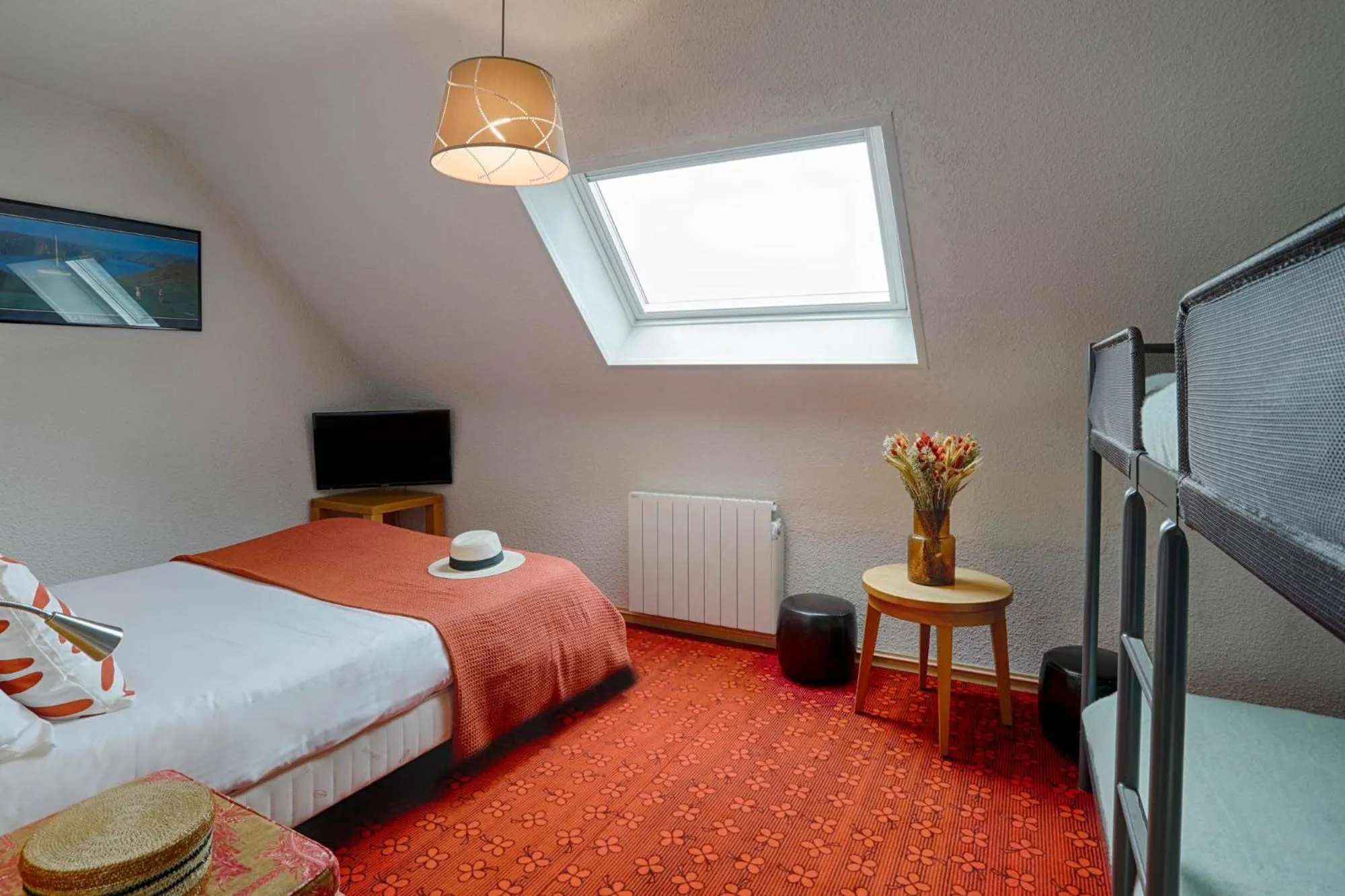 Photo of the whole room, Bed in Hotel Le Branhoc - Brit Hotel Auray