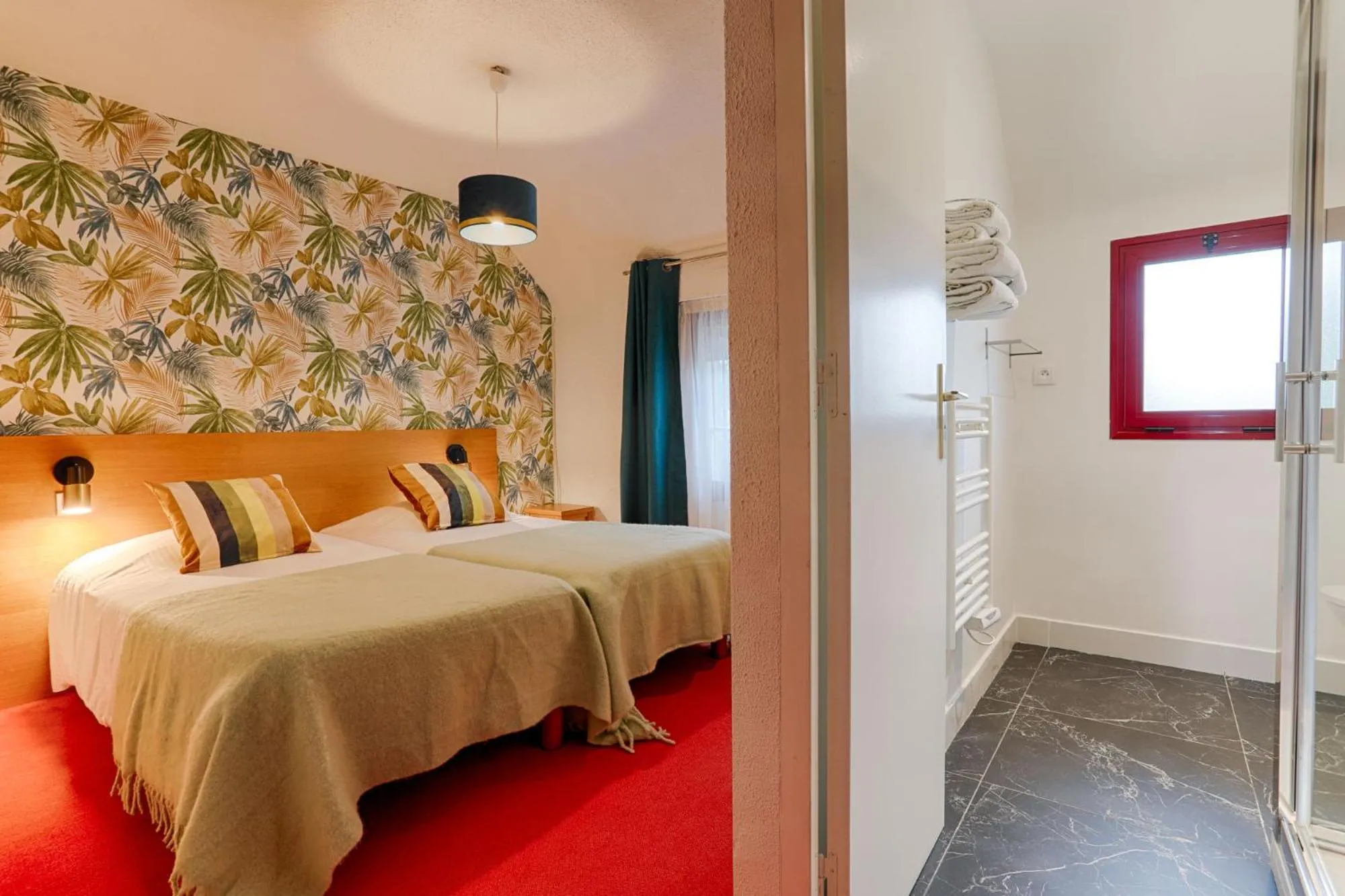 Bed in Hotel Le Branhoc - Brit Hotel Auray