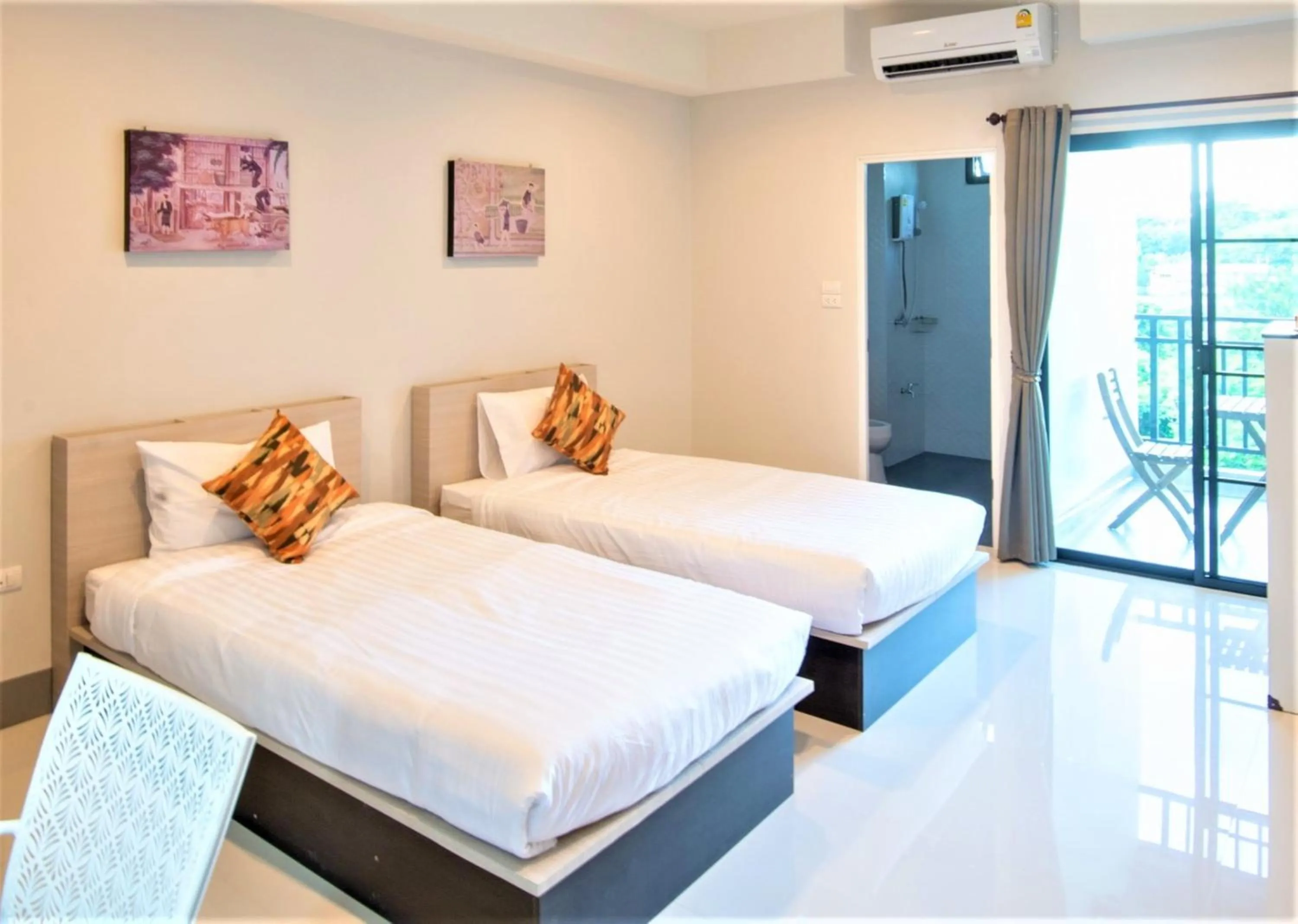 Bedroom, Bed in J2 Residence Chiang Rai