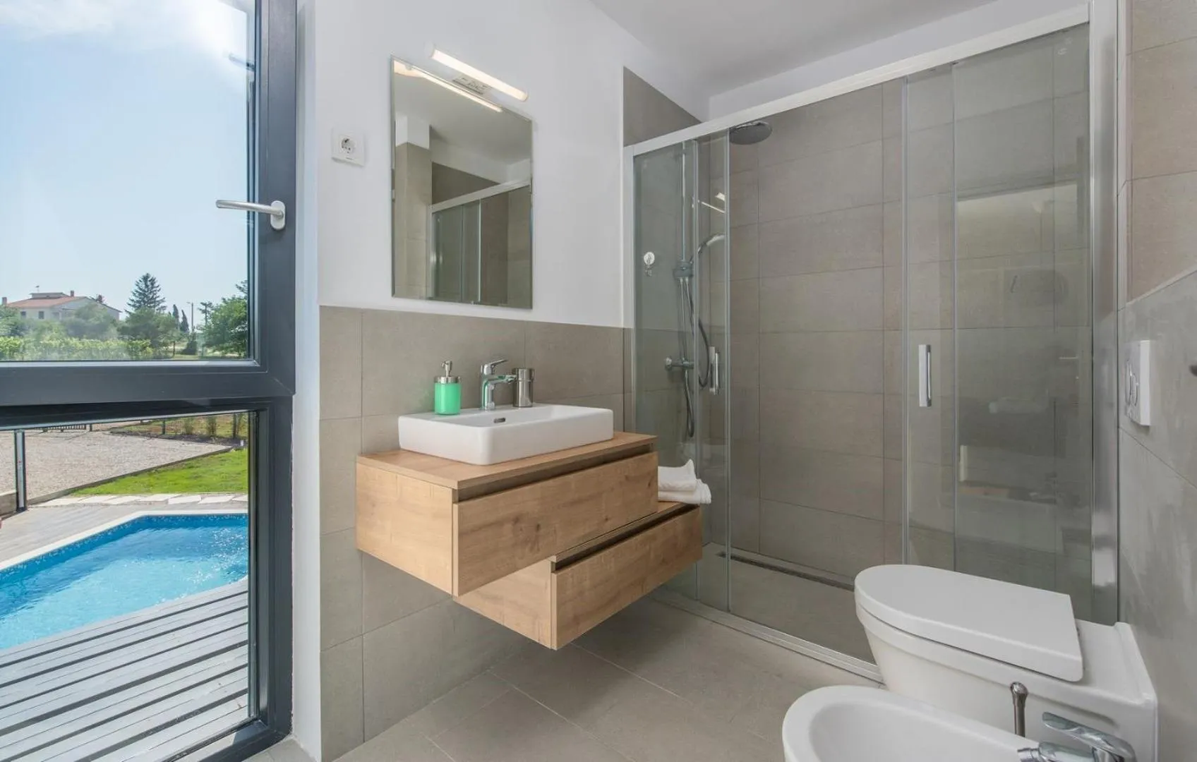 Toilet in Luxury villa Fratello in Istria, private pool