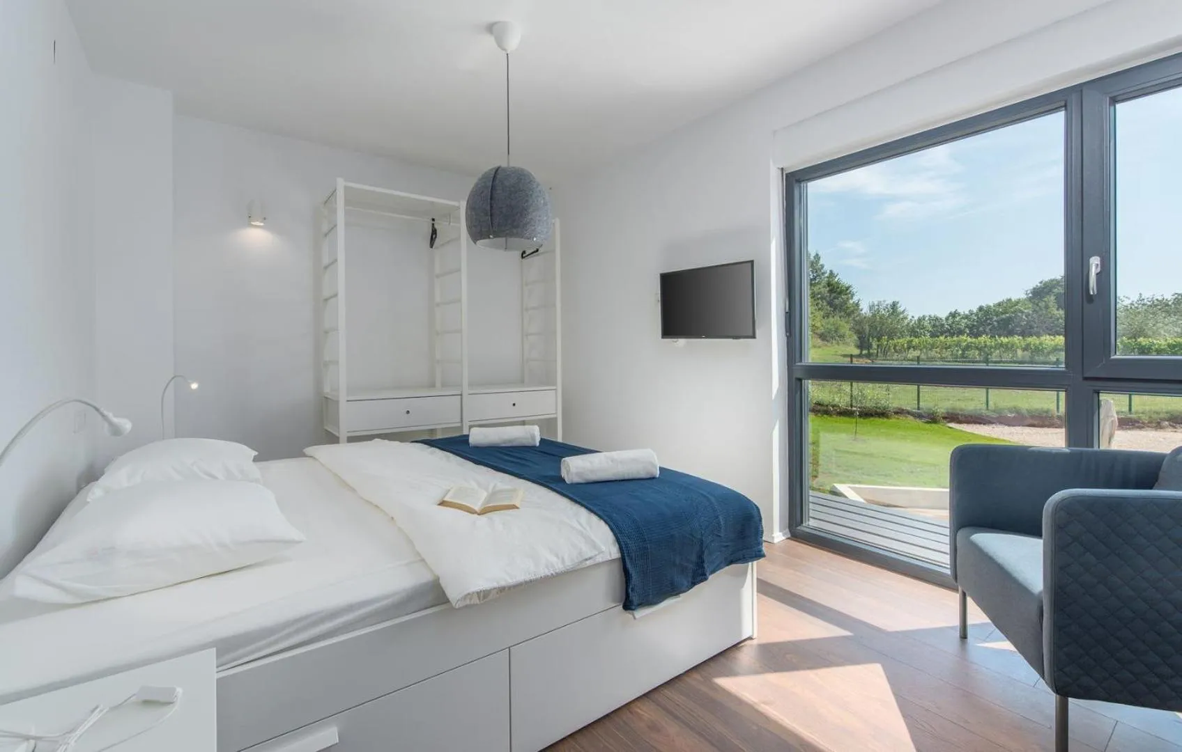 Bed in Luxury villa Fratello in Istria, private pool