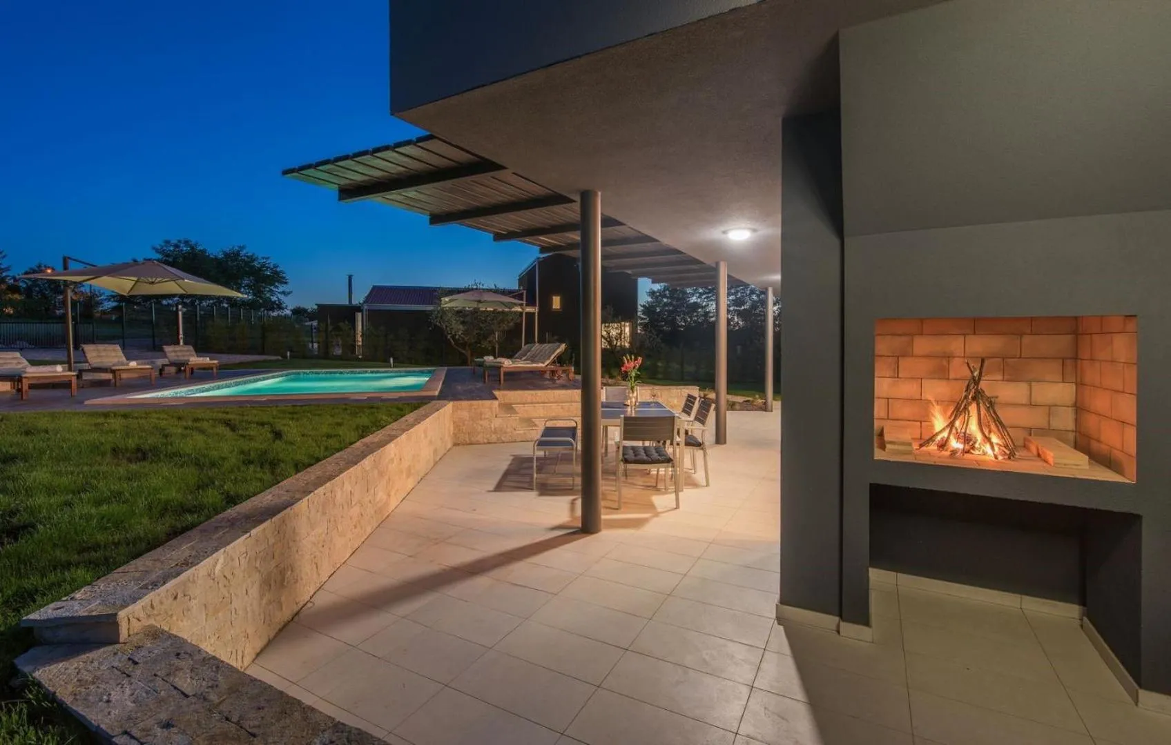 Property building in Luxury villa Fratello in Istria, private pool