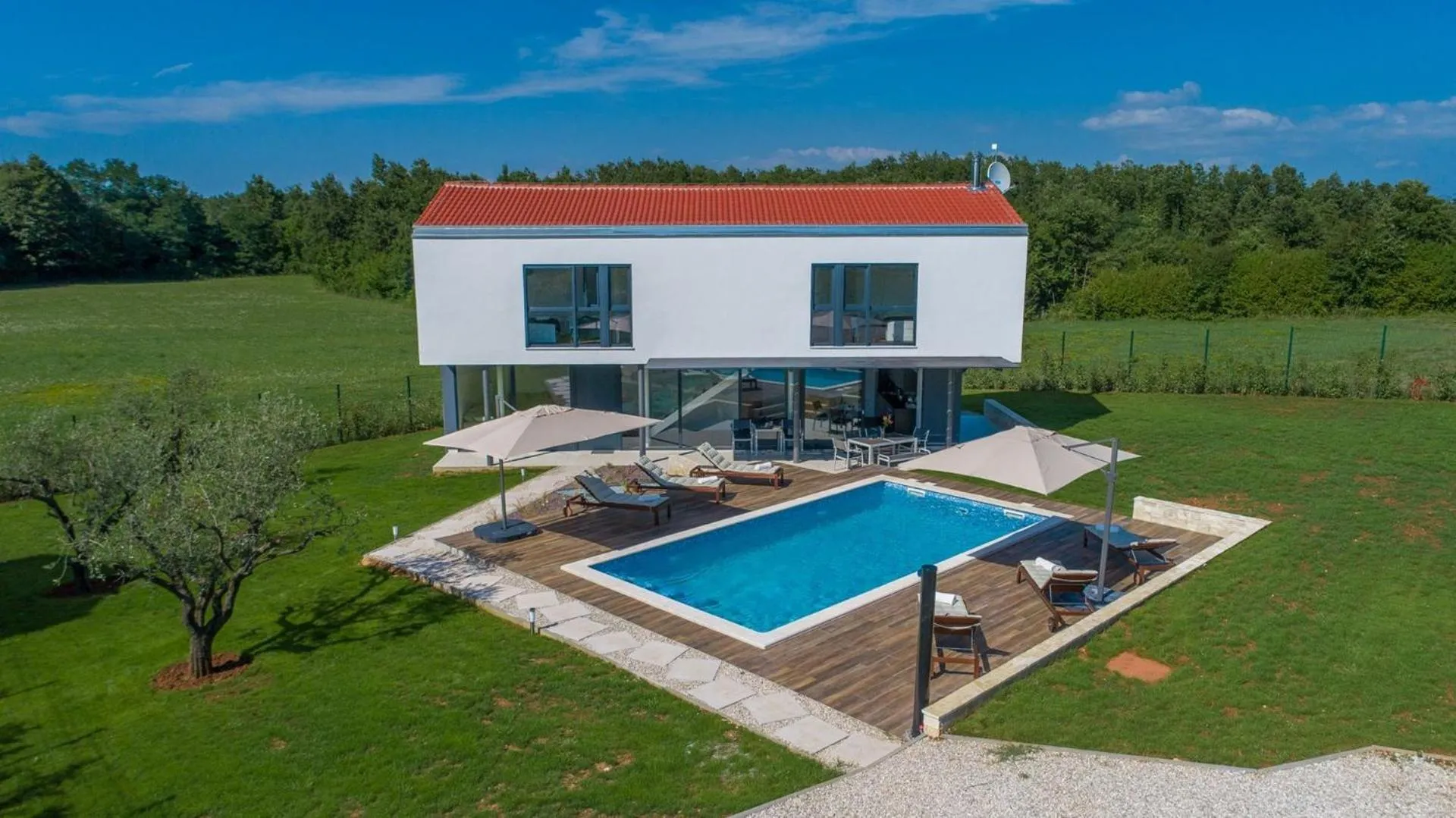 Property building in Luxury villa Fratello in Istria, private pool