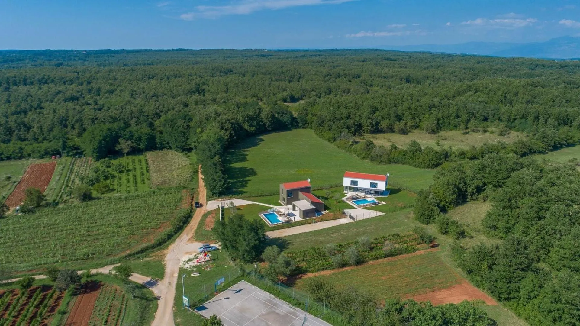 Property building in Luxury villa Fratello in Istria, private pool