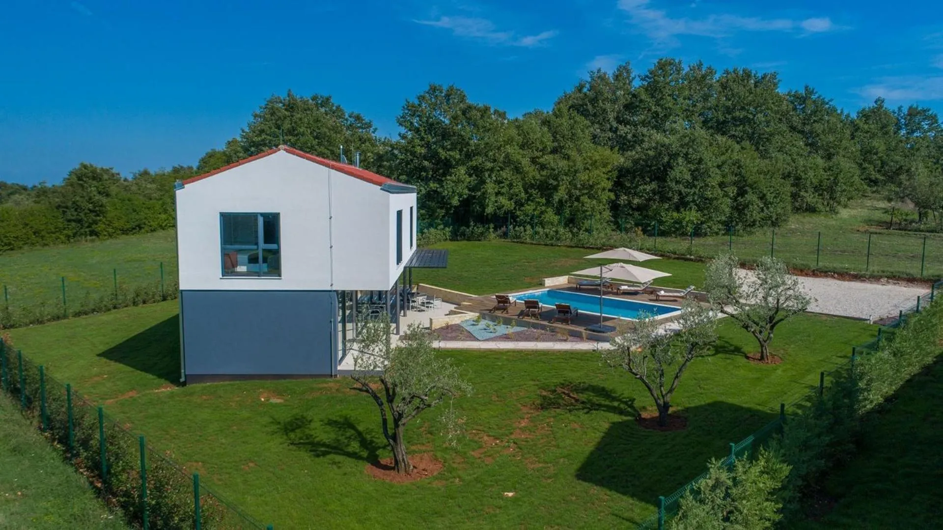 Property building in Luxury villa Fratello in Istria, private pool