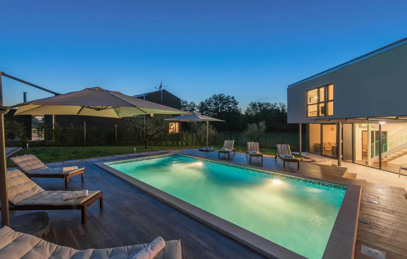 Property building in Luxury villa Fratello in Istria, private pool