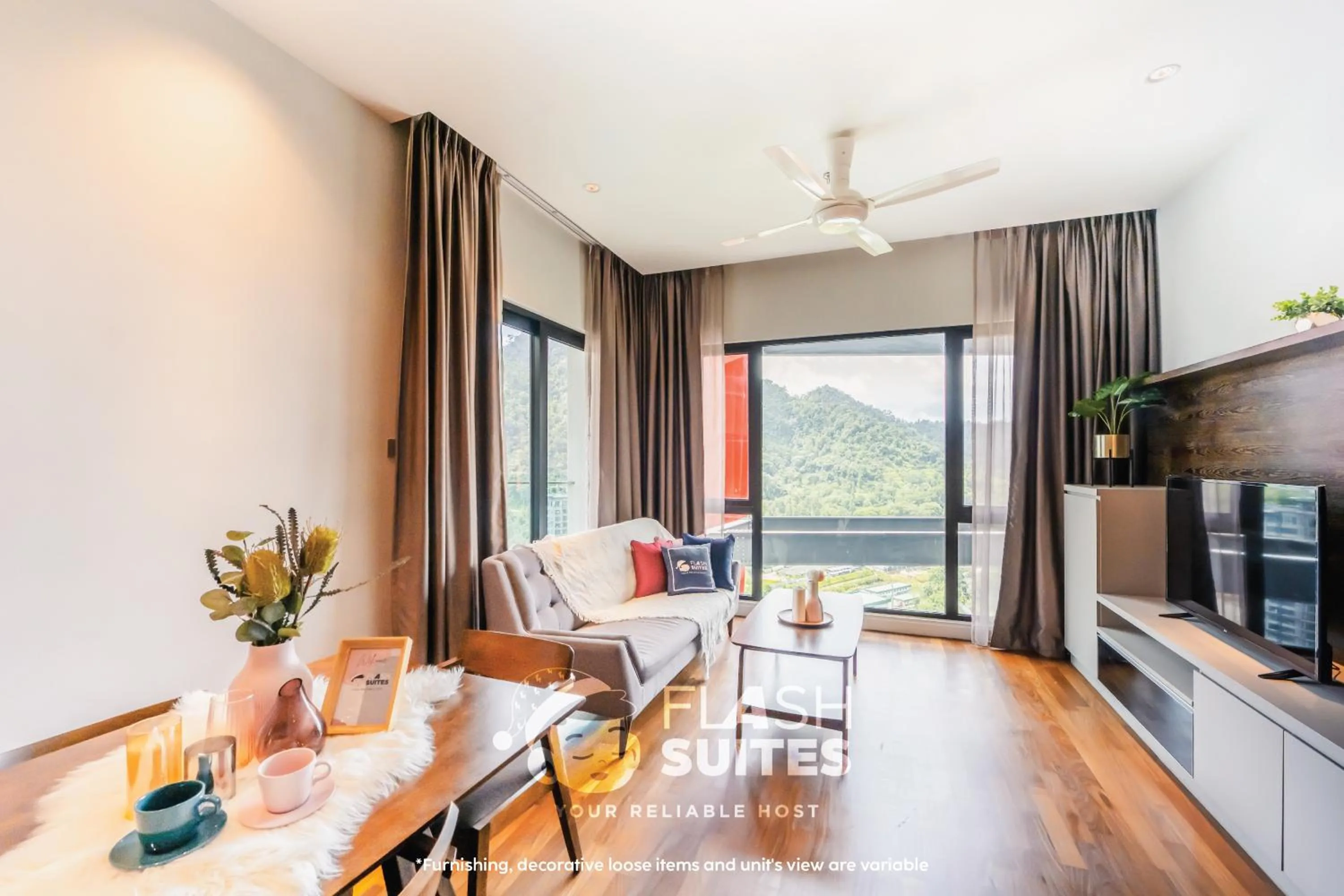 Living room in Geo38 Premium Suites at Genting Highlands