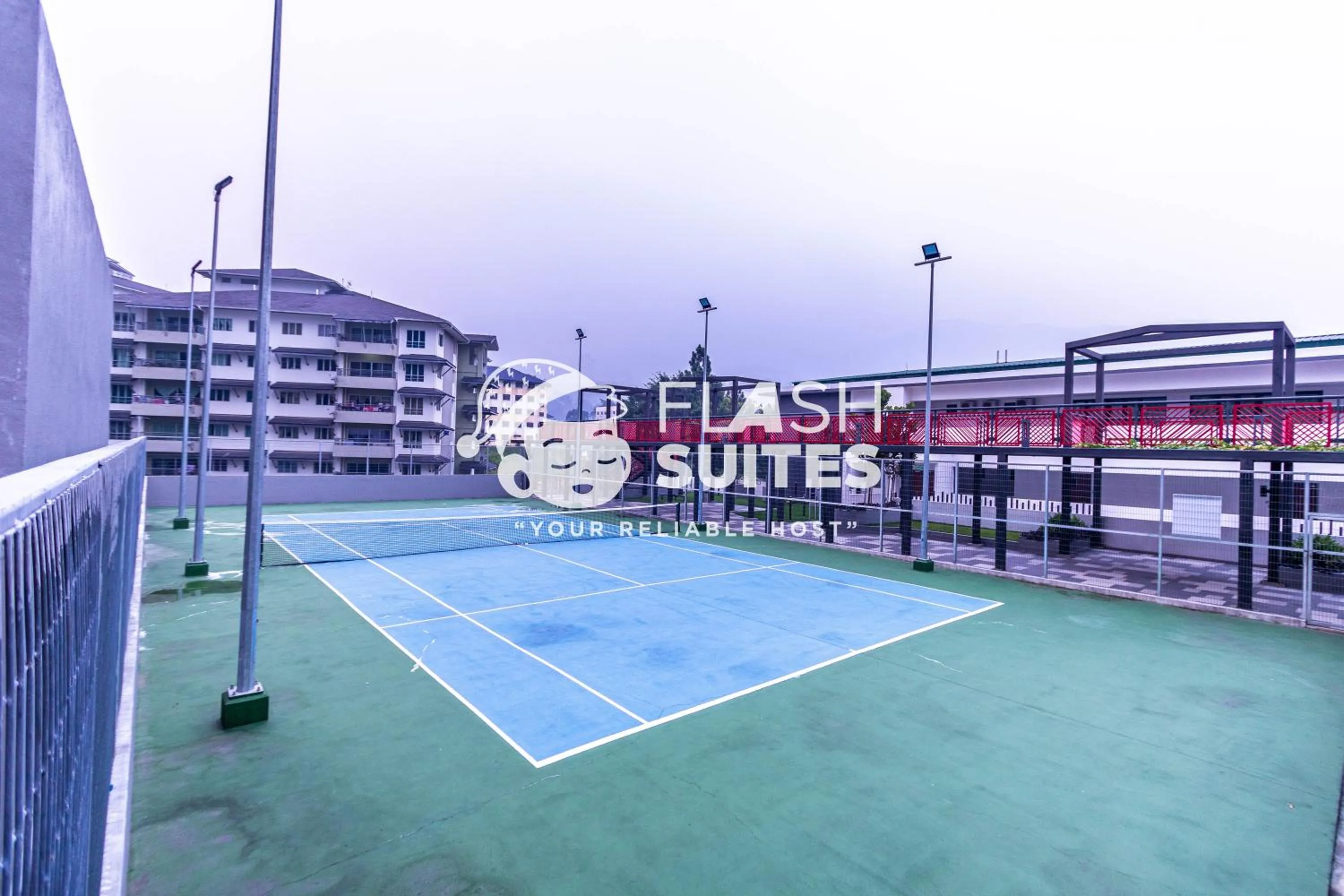 Tennis court in Geo38 Premium Suites at Genting Highlands