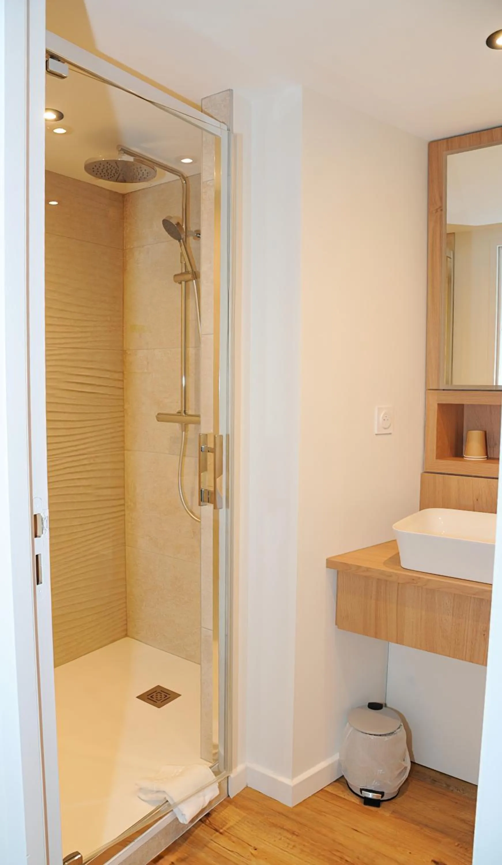 Shower in Hôtel & Restaurant Le Patio VICHY