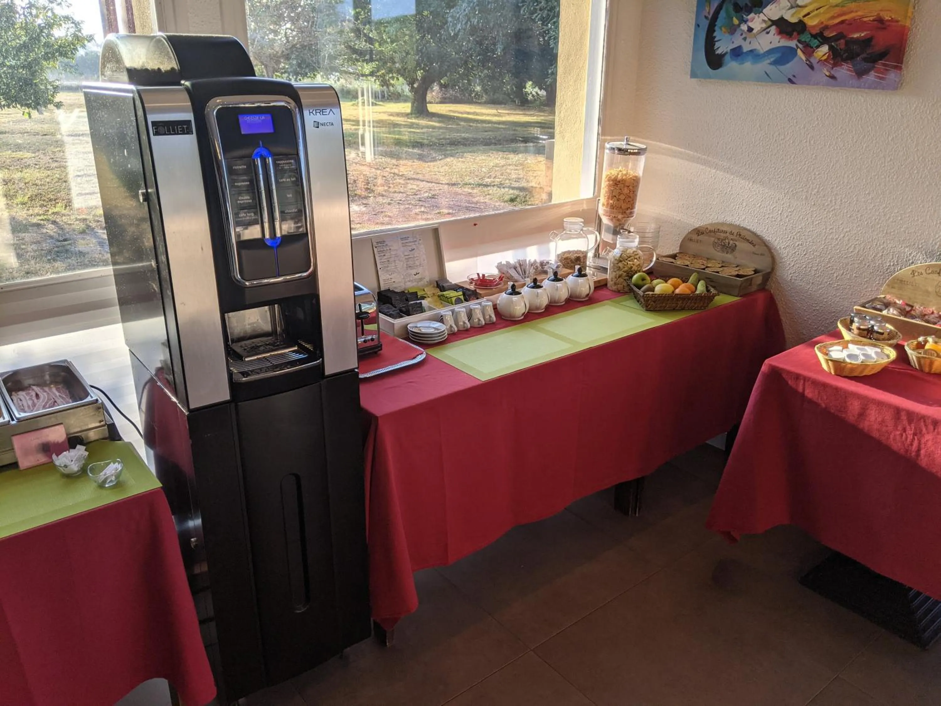 Buffet breakfast in Logis Hotel De La Loire - Restaurant Les Bateliers