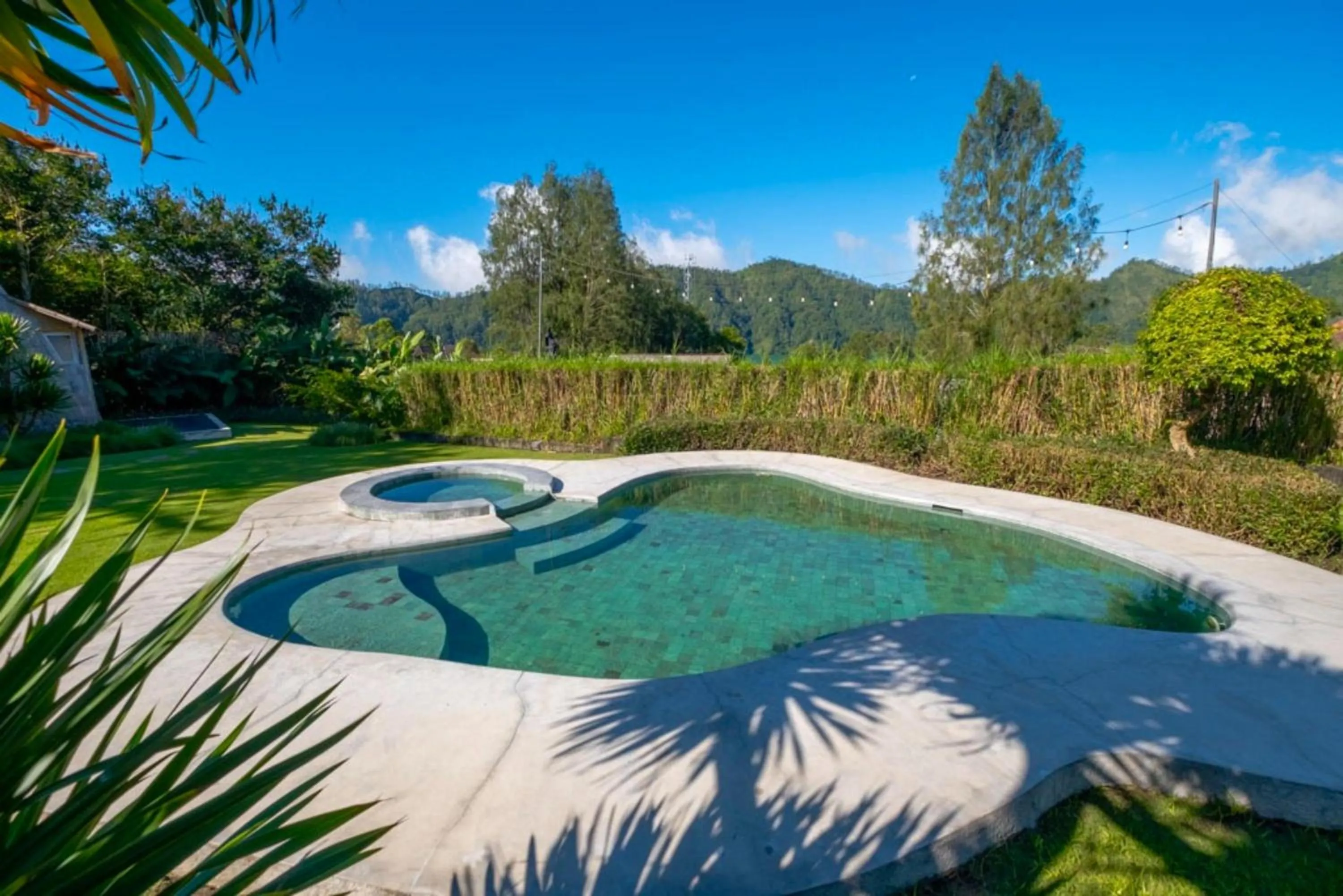 Swimming pool in Bamboo Mount Batur and Hot Spring