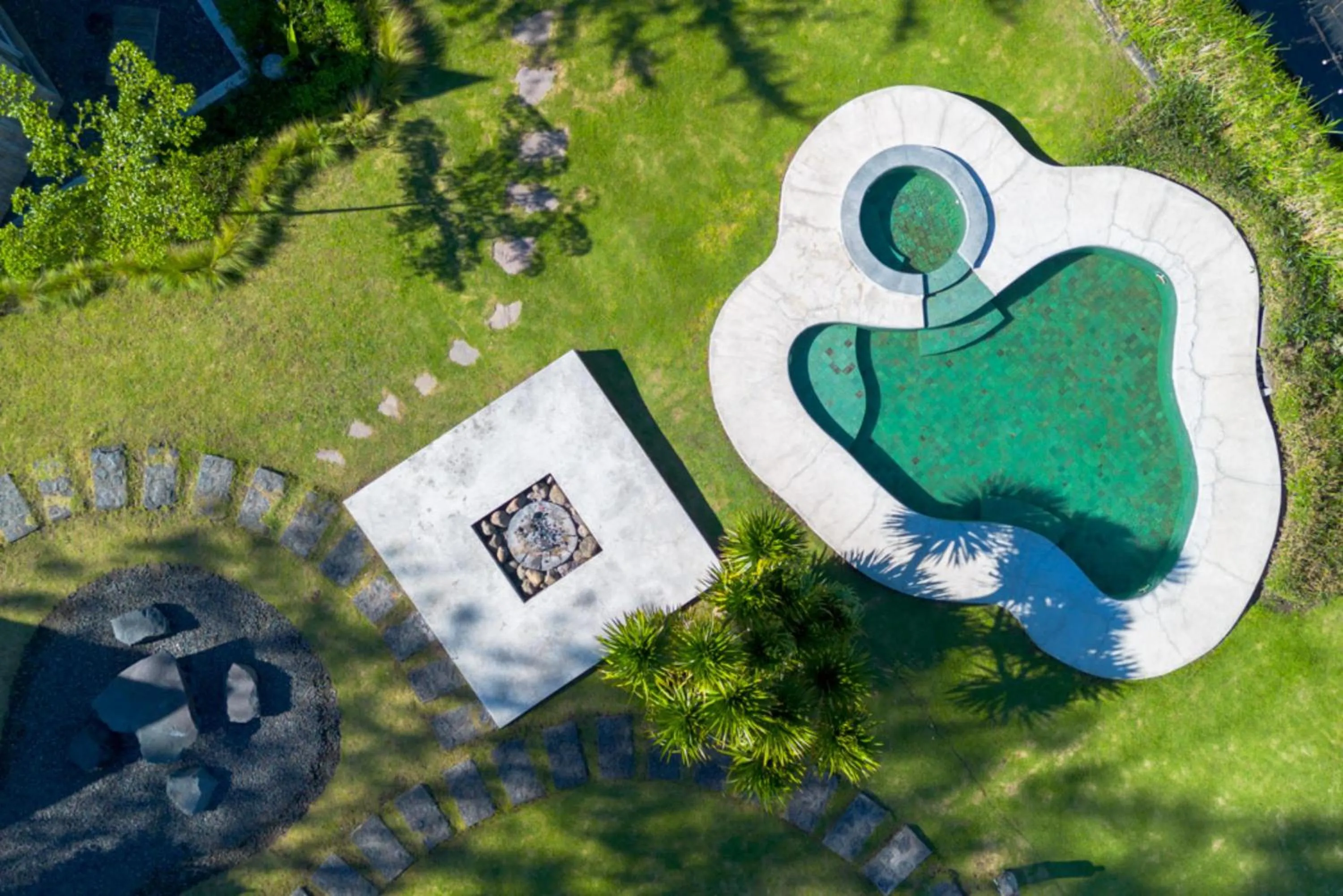 Spring in Bamboo Mount Batur and Hot Spring