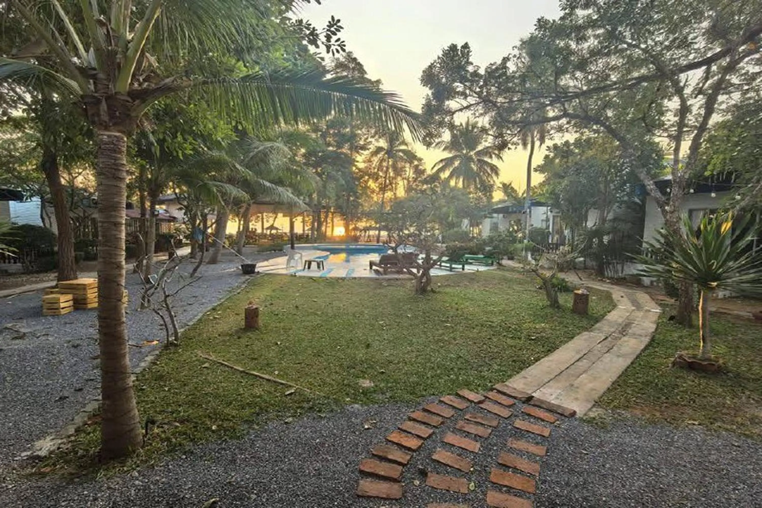 Garden view in Kalamona Seaview