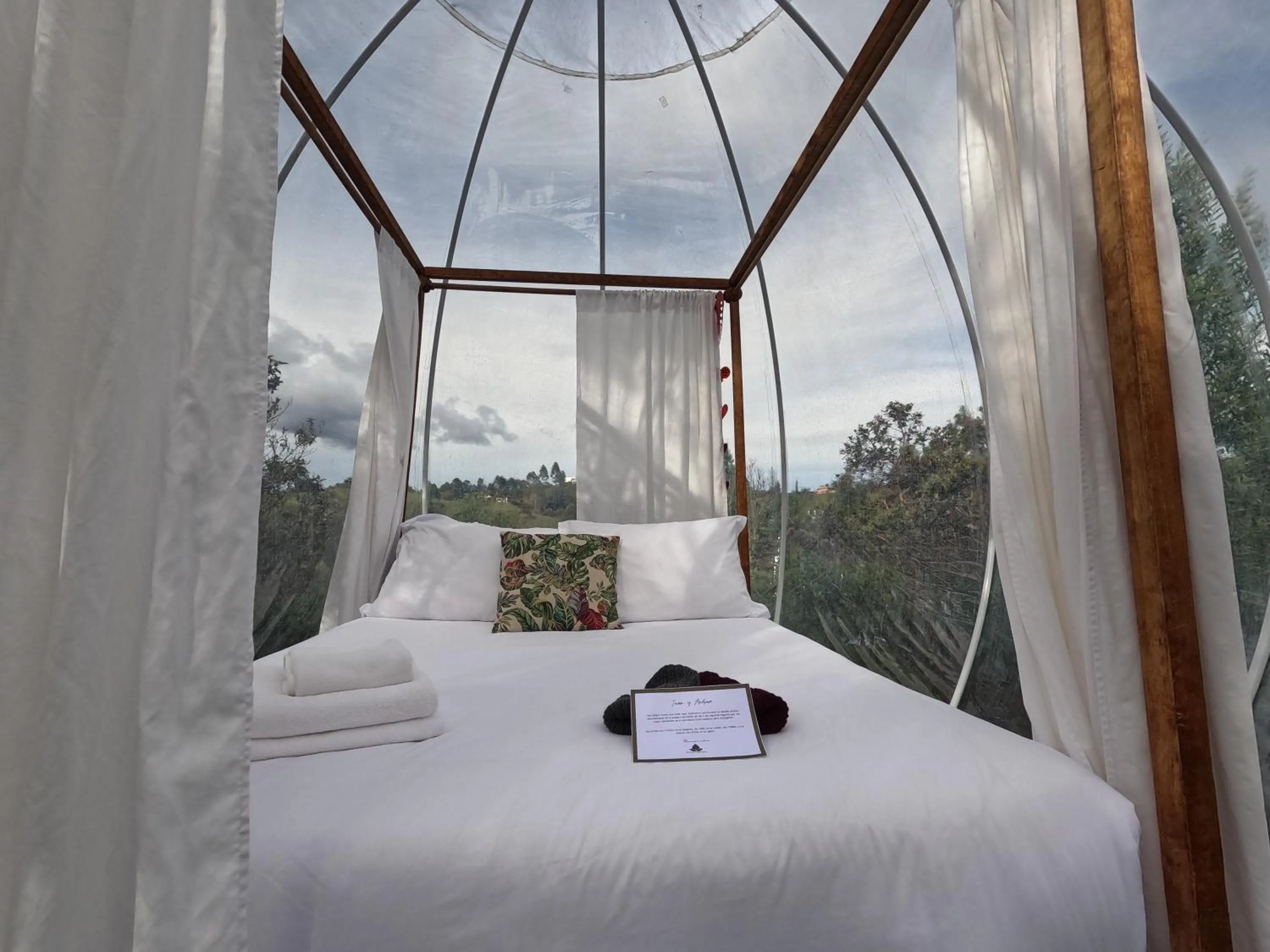 Area and facilities, Bed in Glamping Ancestros Ecoparque