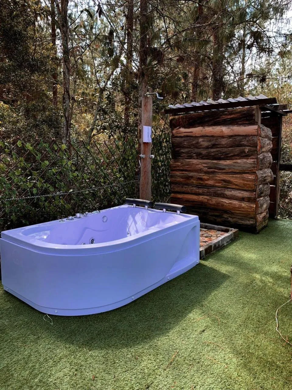 Hot Tub in Glamping Ancestros Ecoparque