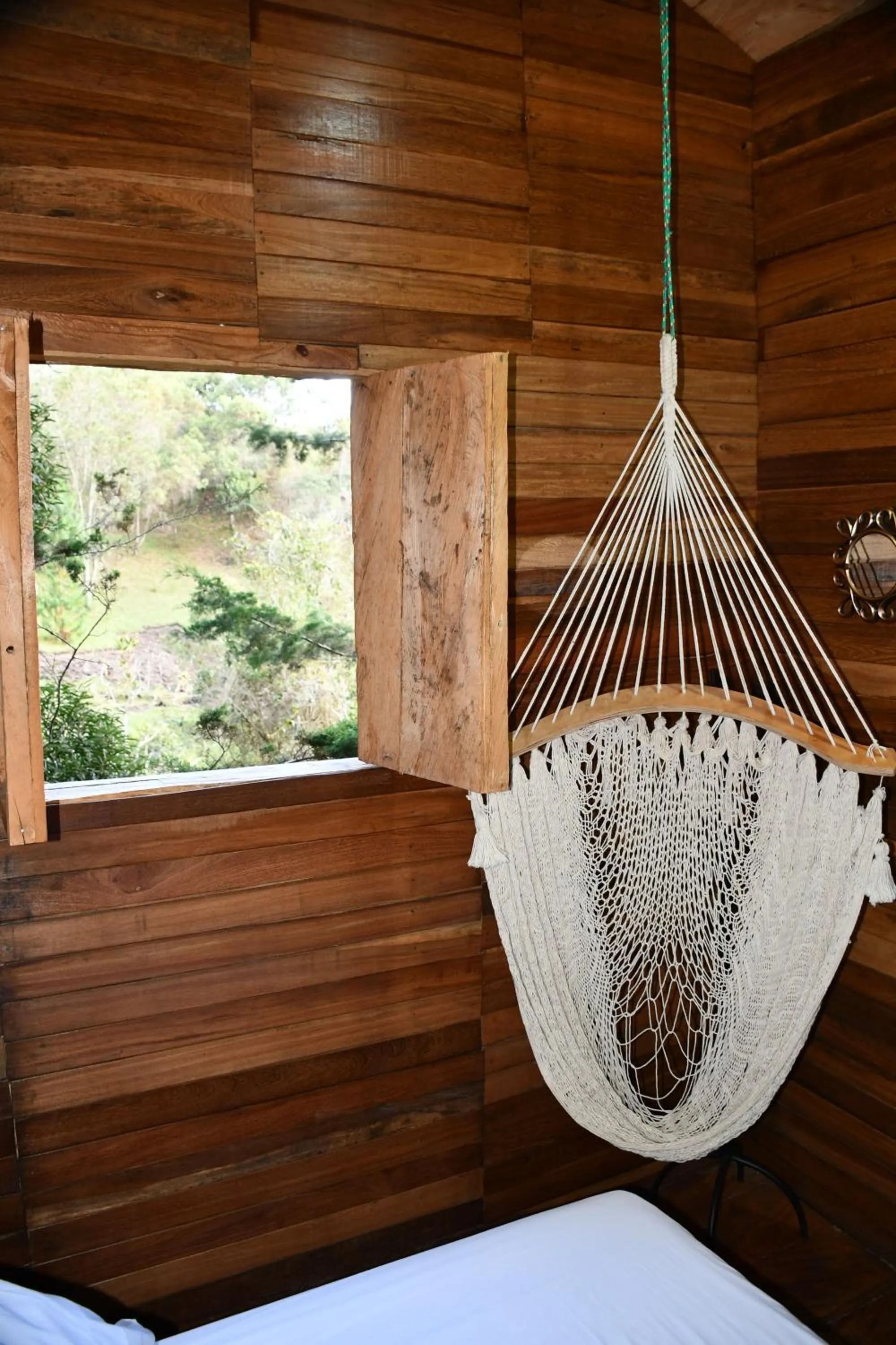 Bathroom, Bed in Glamping Ancestros Ecoparque