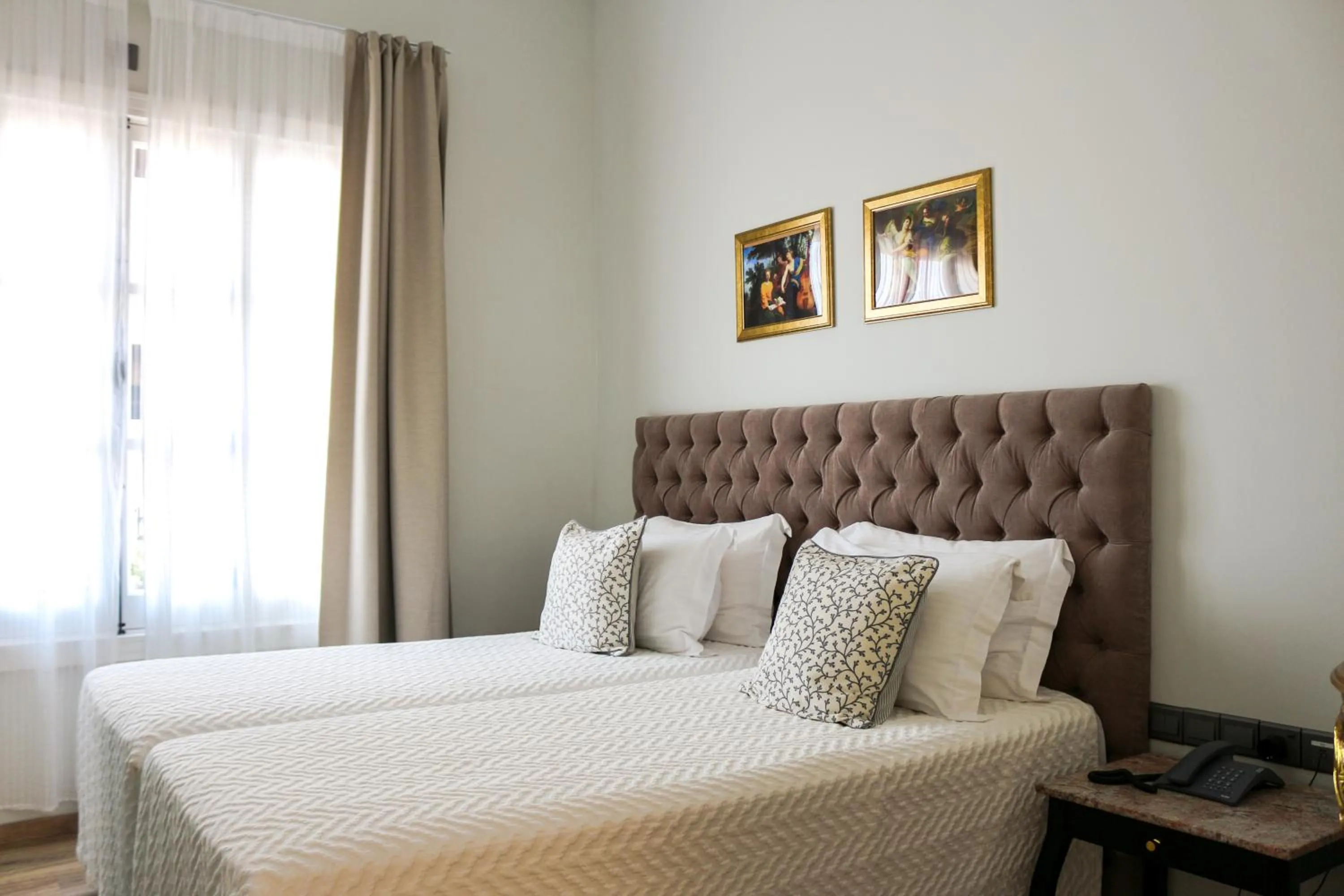 Bed in 9 Muses Hotel