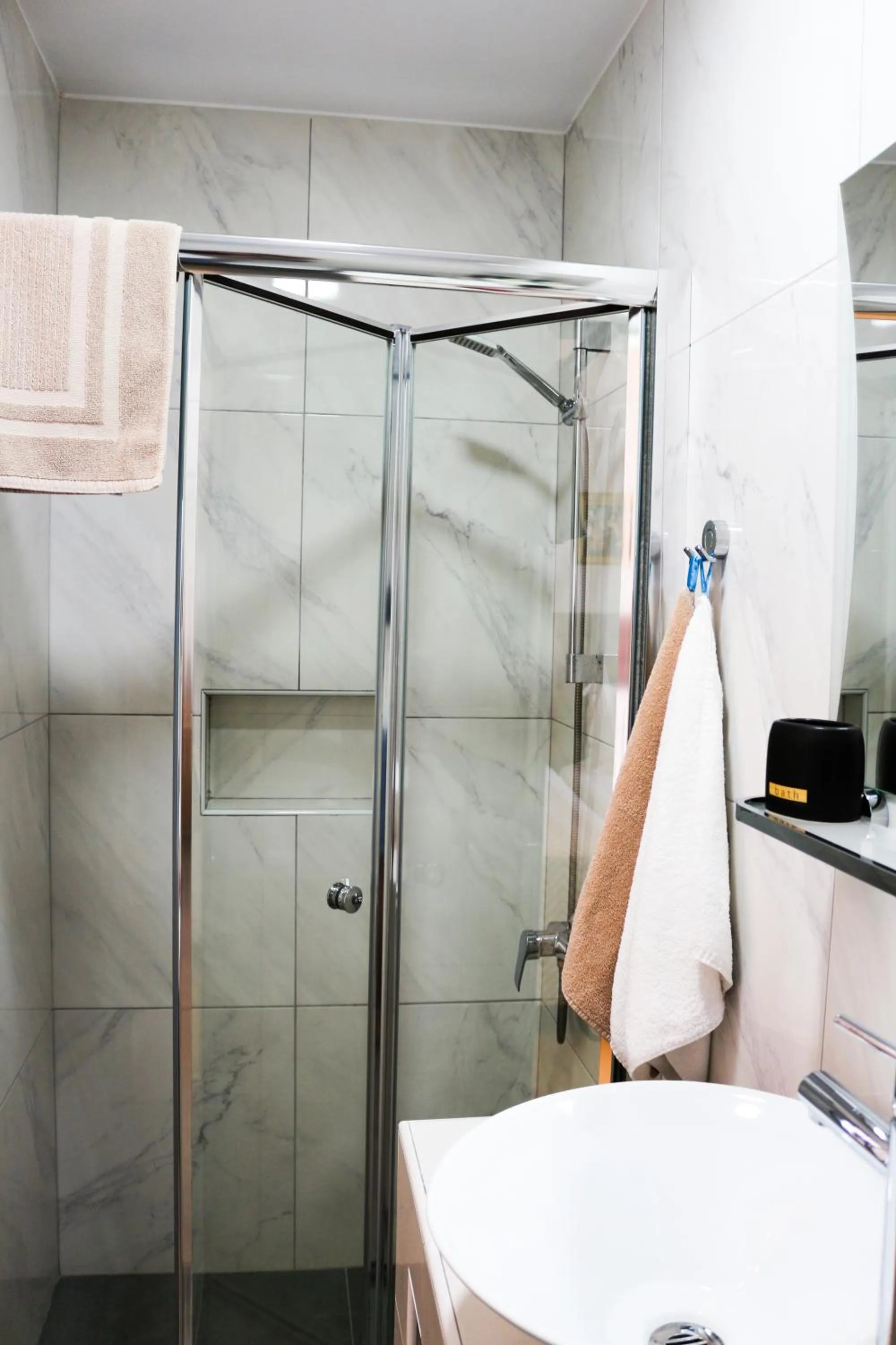 Bathroom in 9 Muses Hotel