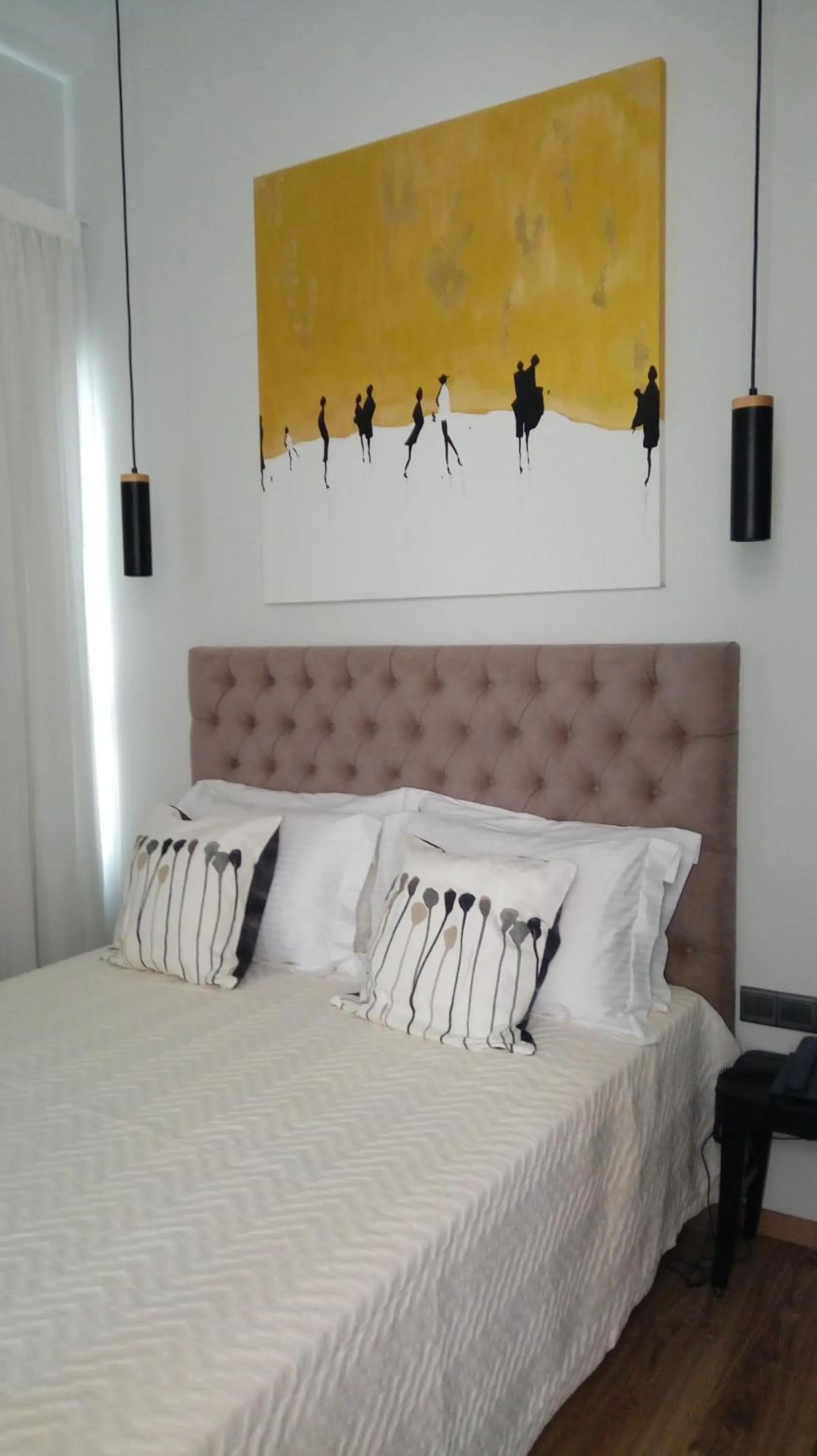 Bed in 9 Muses Hotel