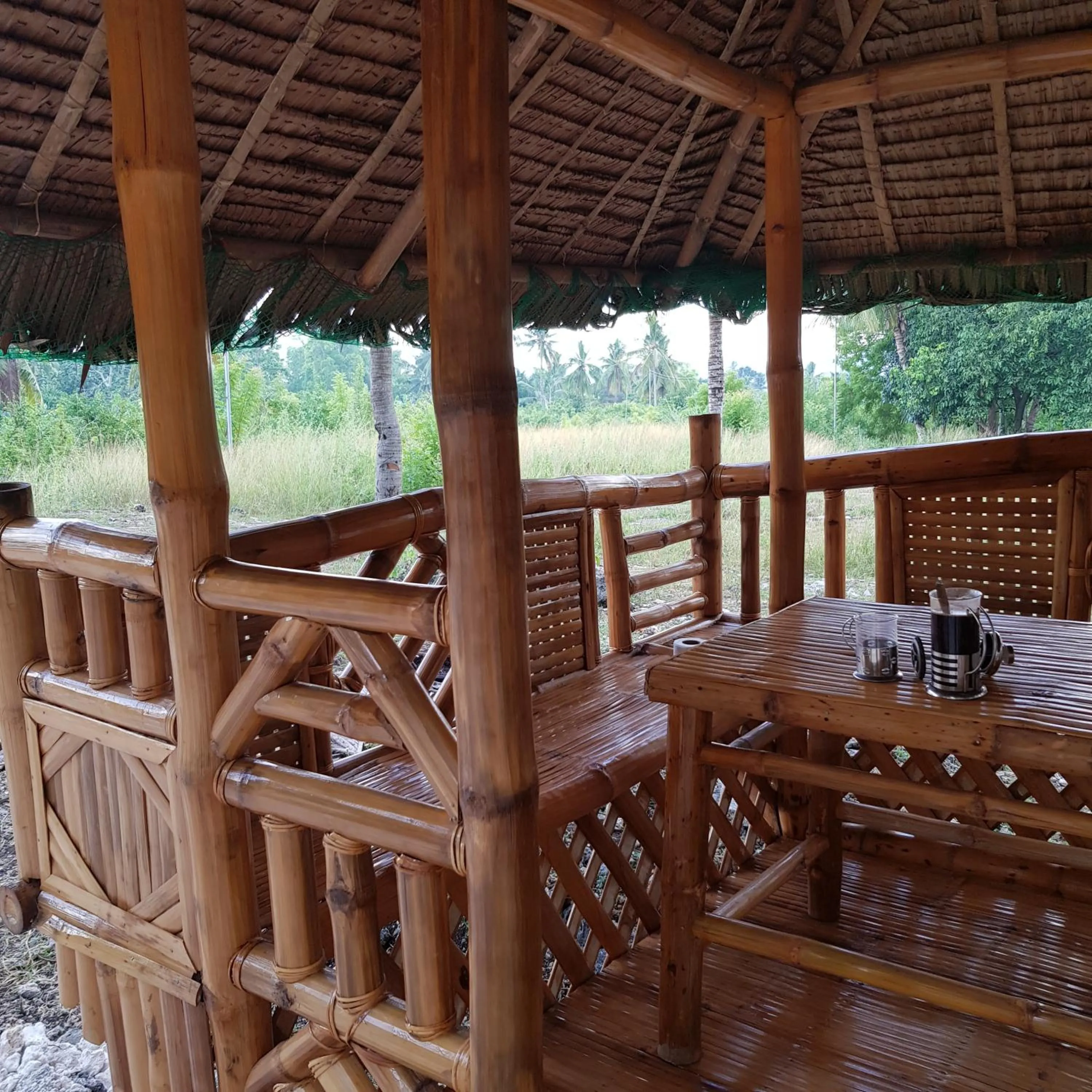 Breakfast in Nirvana Bamboo & Dive resort