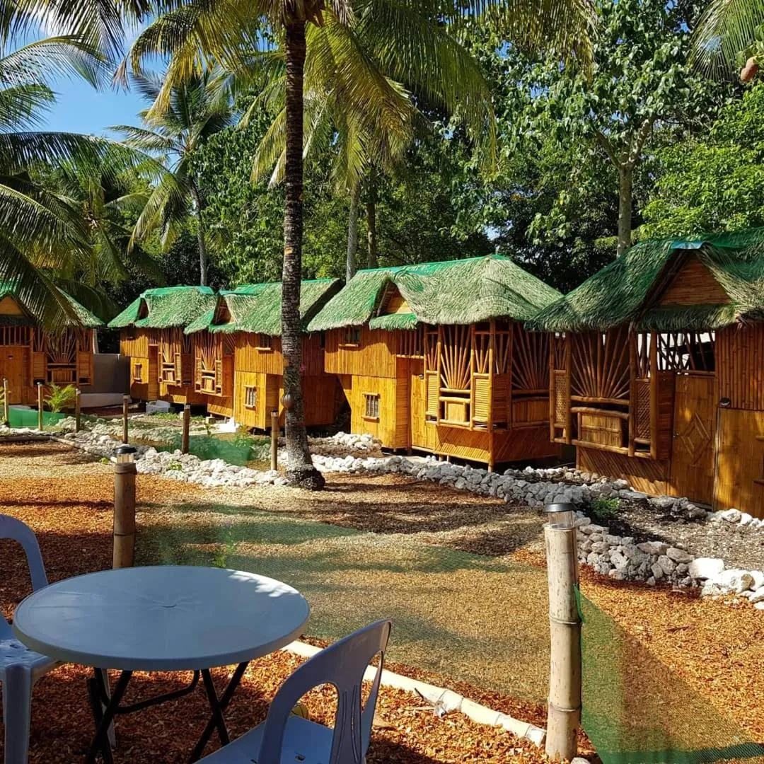 Property building in Nirvana Bamboo & Dive resort