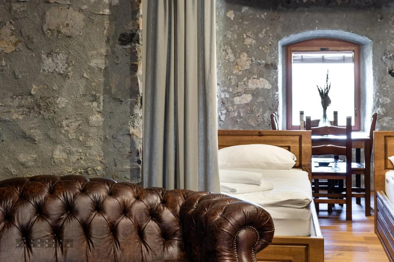 Bed in Vinica Castle Boutique & Spa Hotel