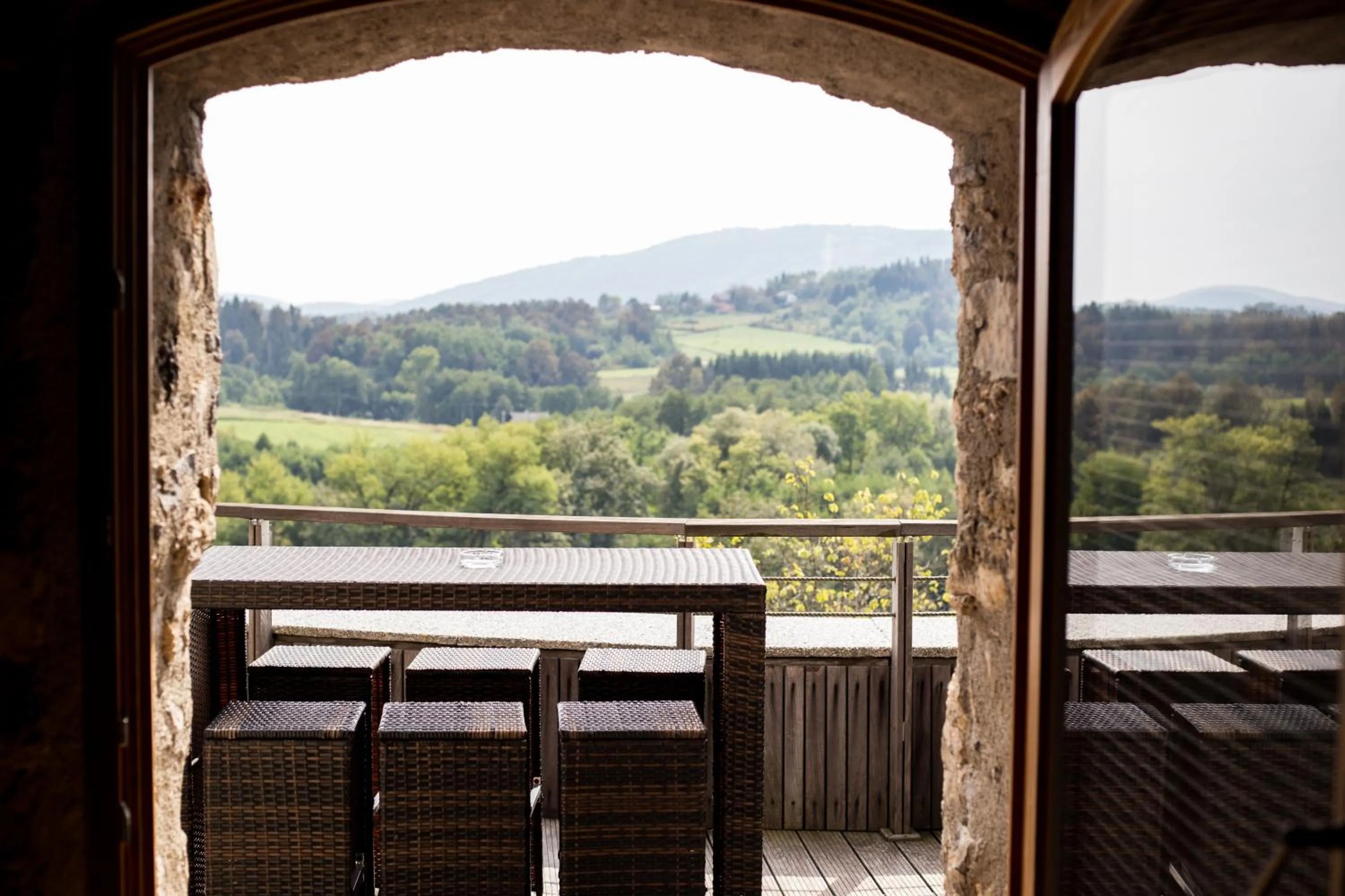 Balcony/Terrace in Vinica Castle Boutique & Spa Hotel