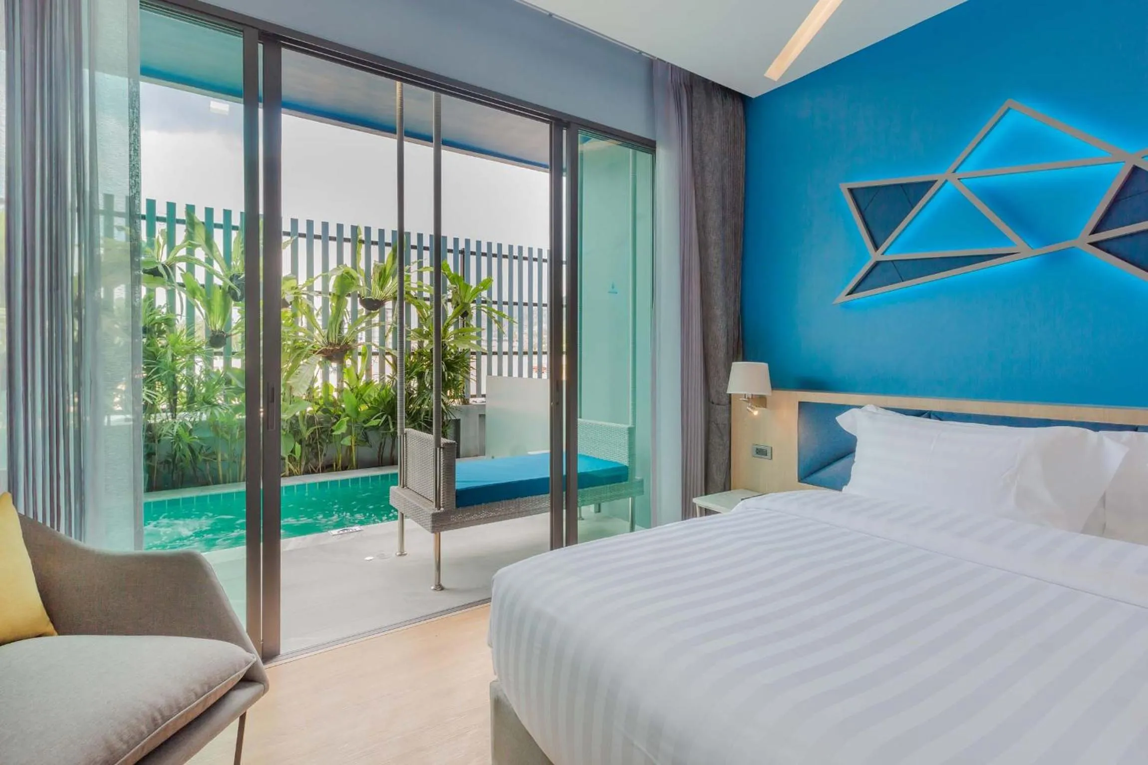 Bed in BlueSotel SMART Krabi Aonang Beach - Adults only