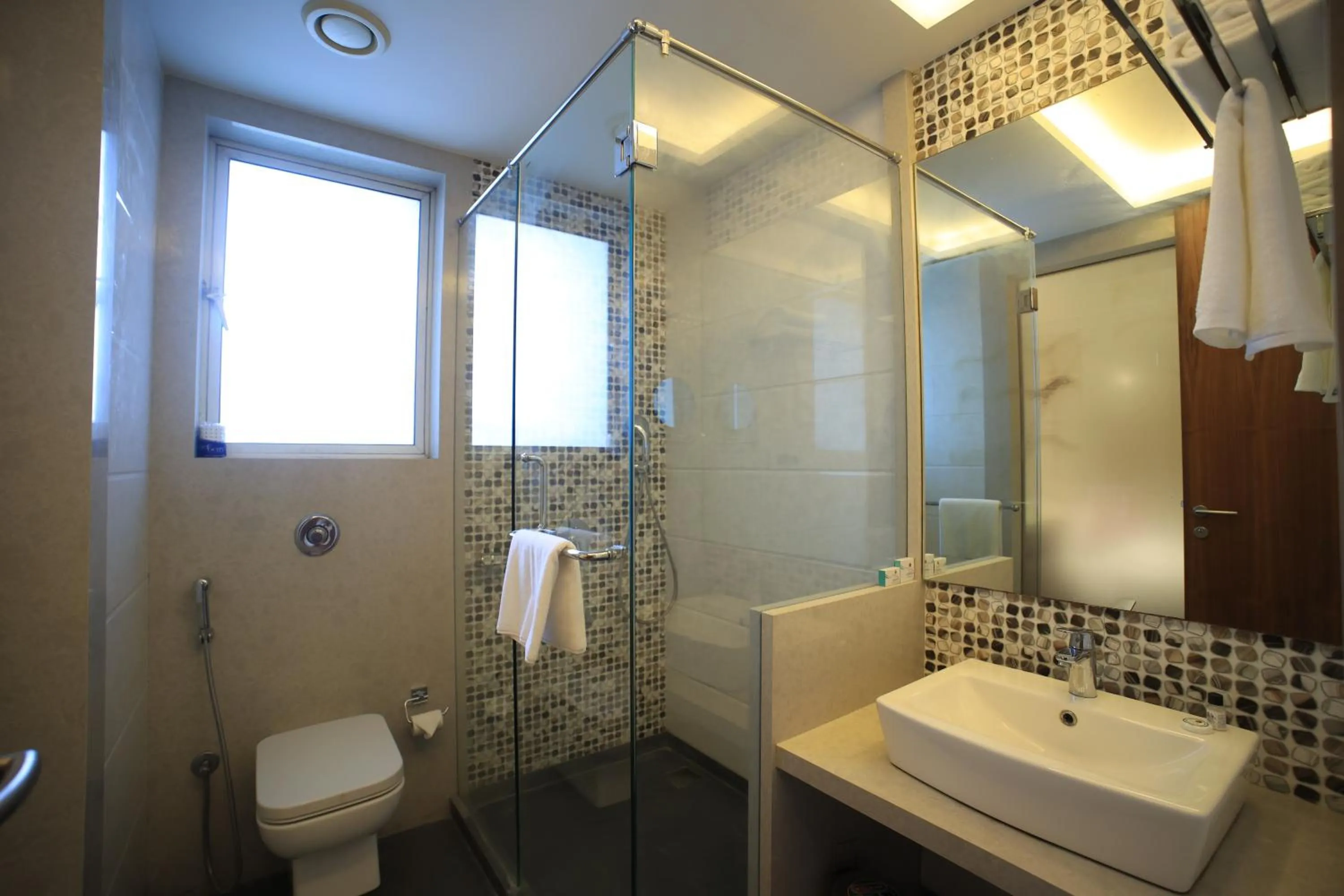 Bathroom in The Byke Delotel