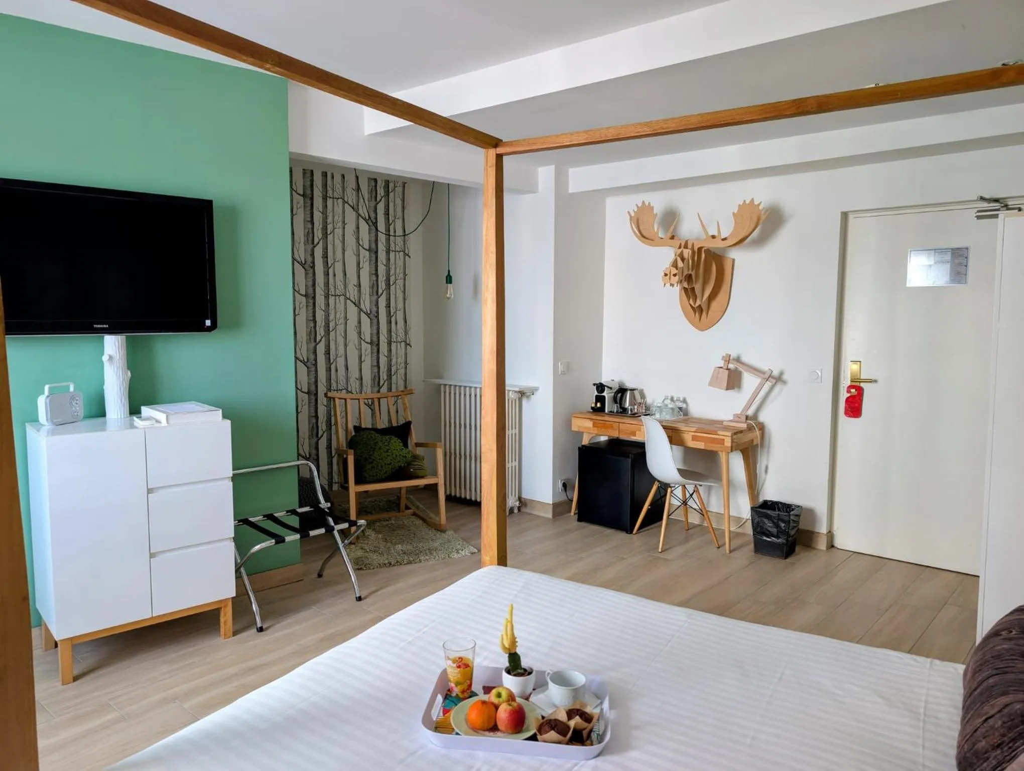 Bed in Hôtel Mademoiselle