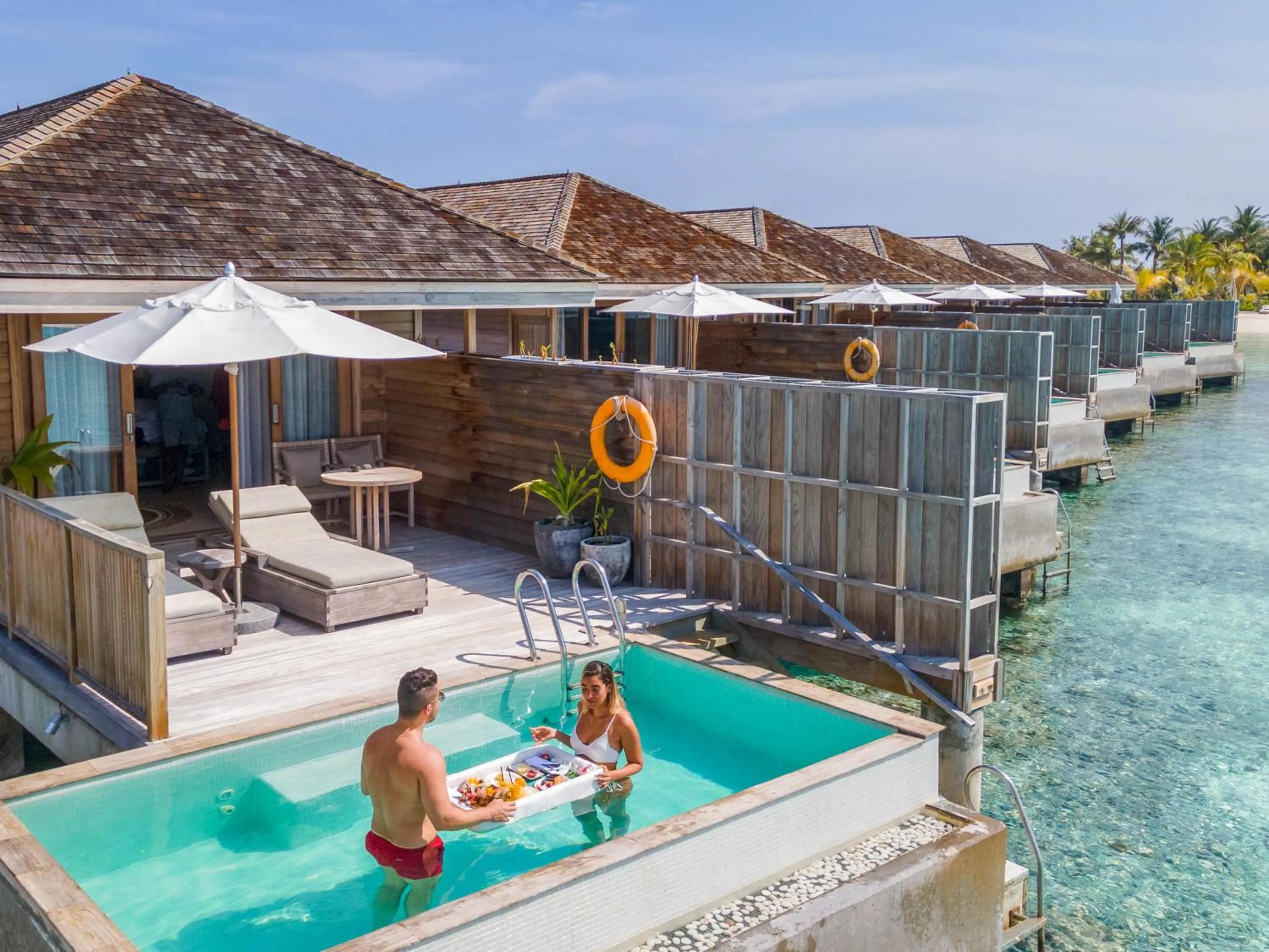 Pool view in Kagi Maldives Resort & Spa