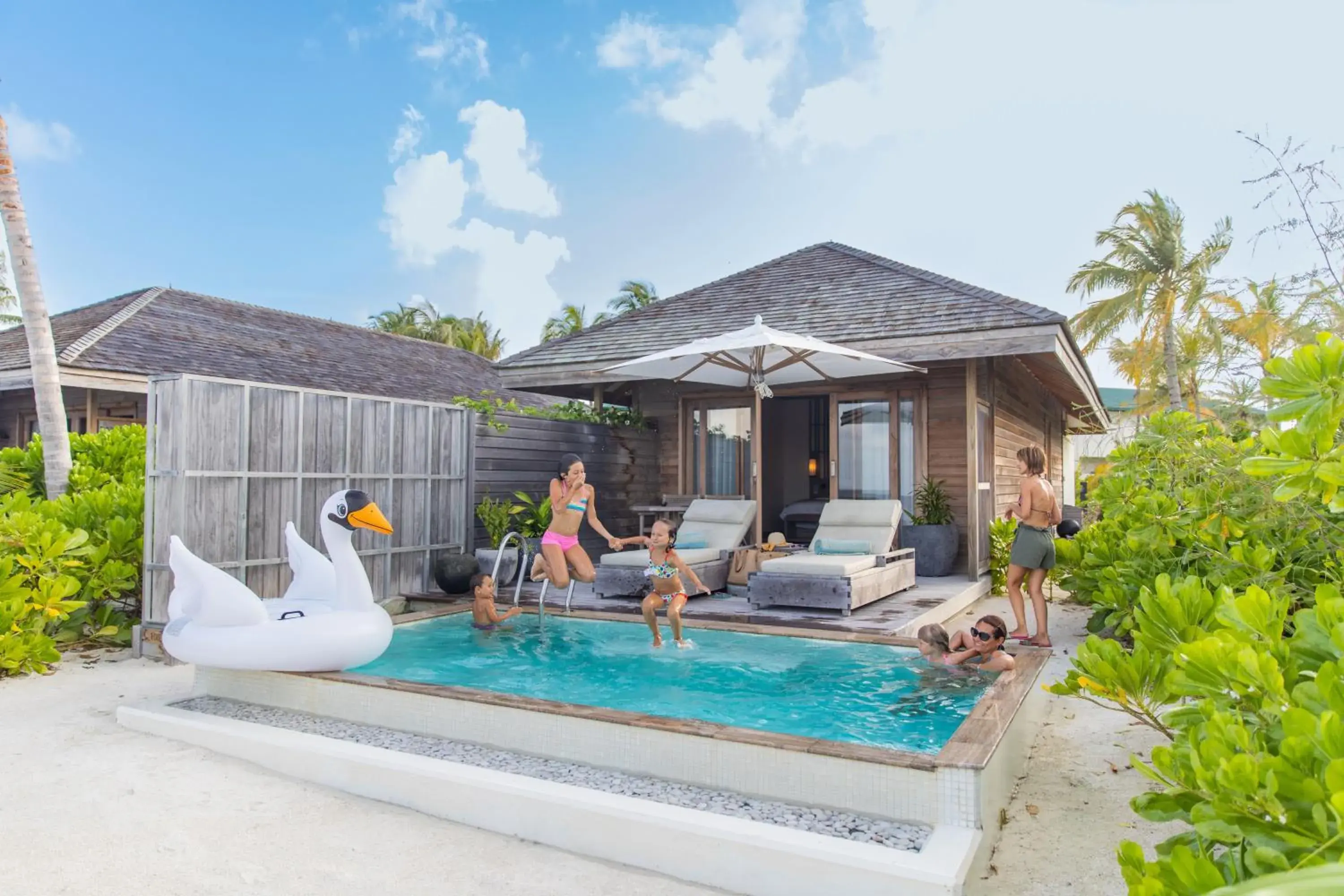 Pool view in Kagi Maldives Resort & Spa Pool view in Kagi Maldives Resort & Spa